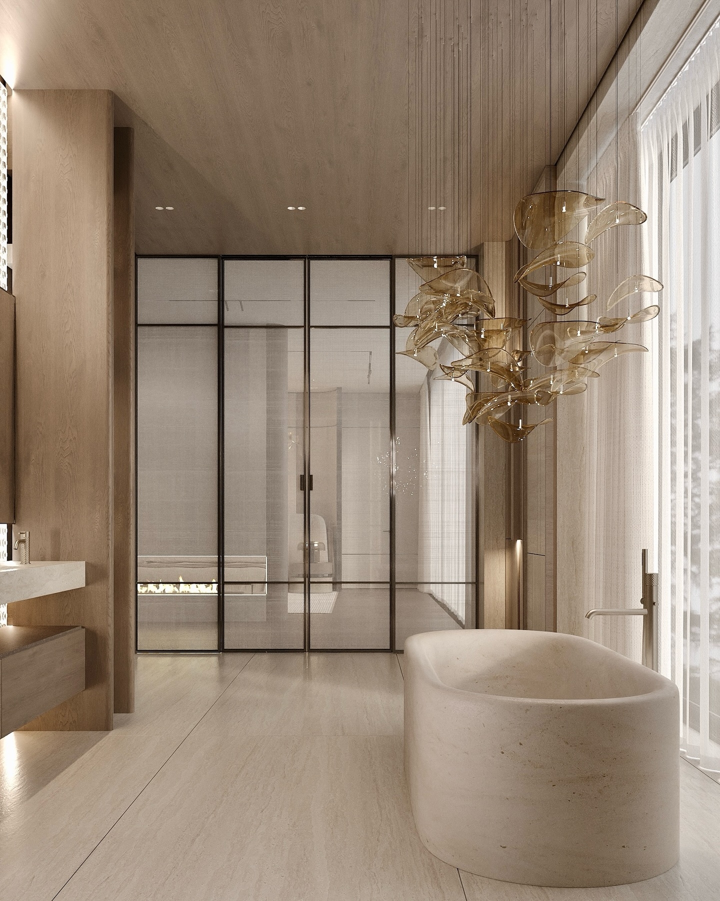 Luxurious bathroom design