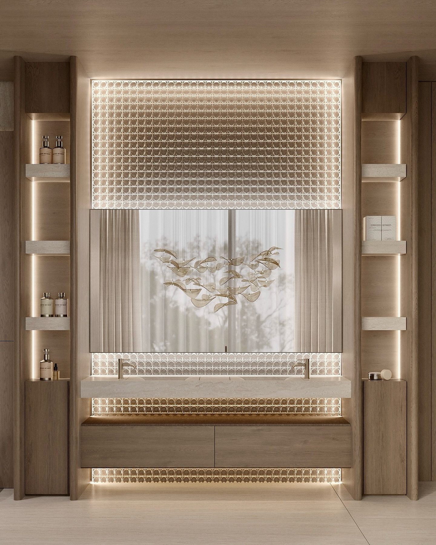 Luxurious bathroom design