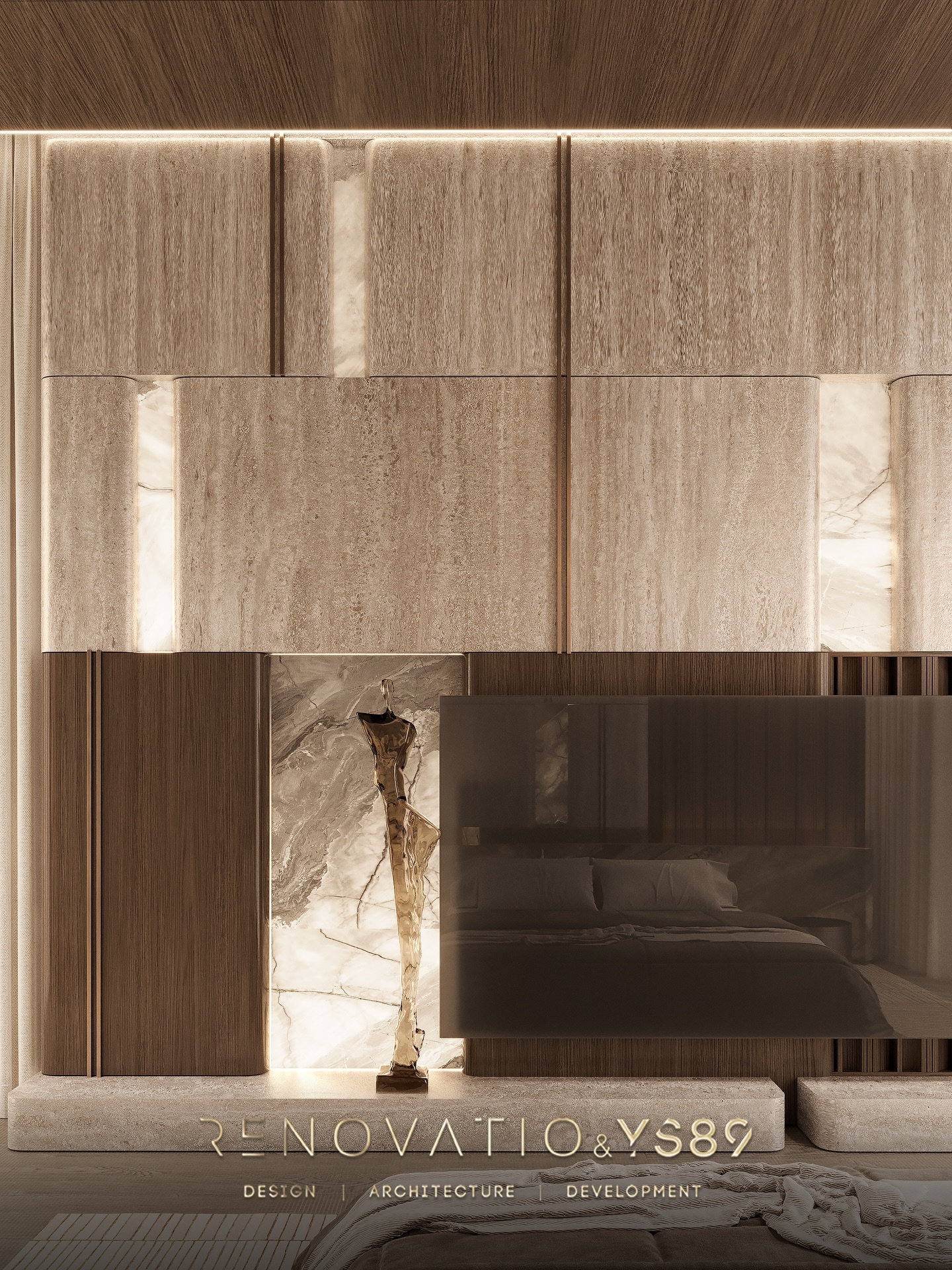 Ultra luxurious & stunning bedroom design
