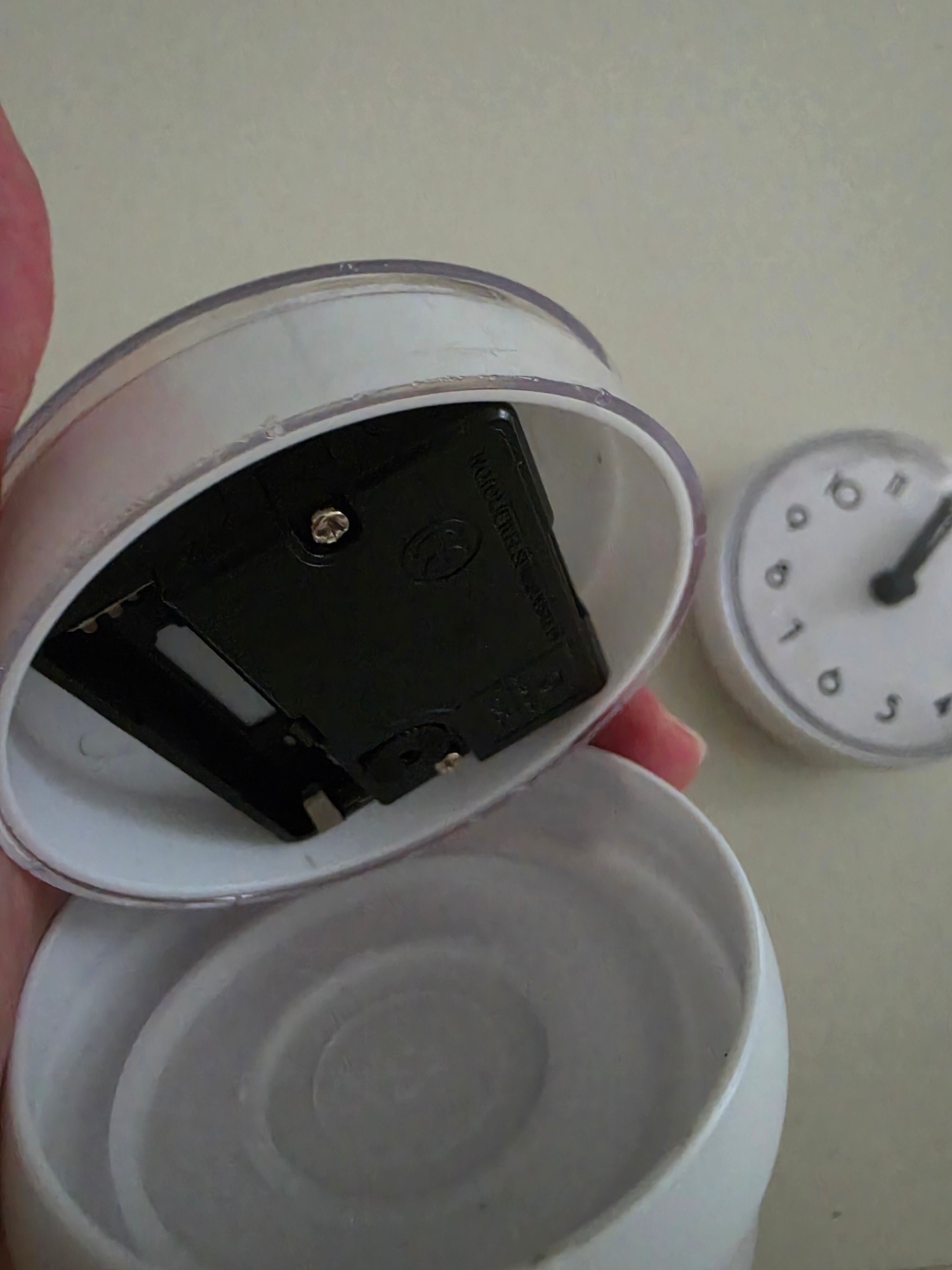 Bathroom clock!