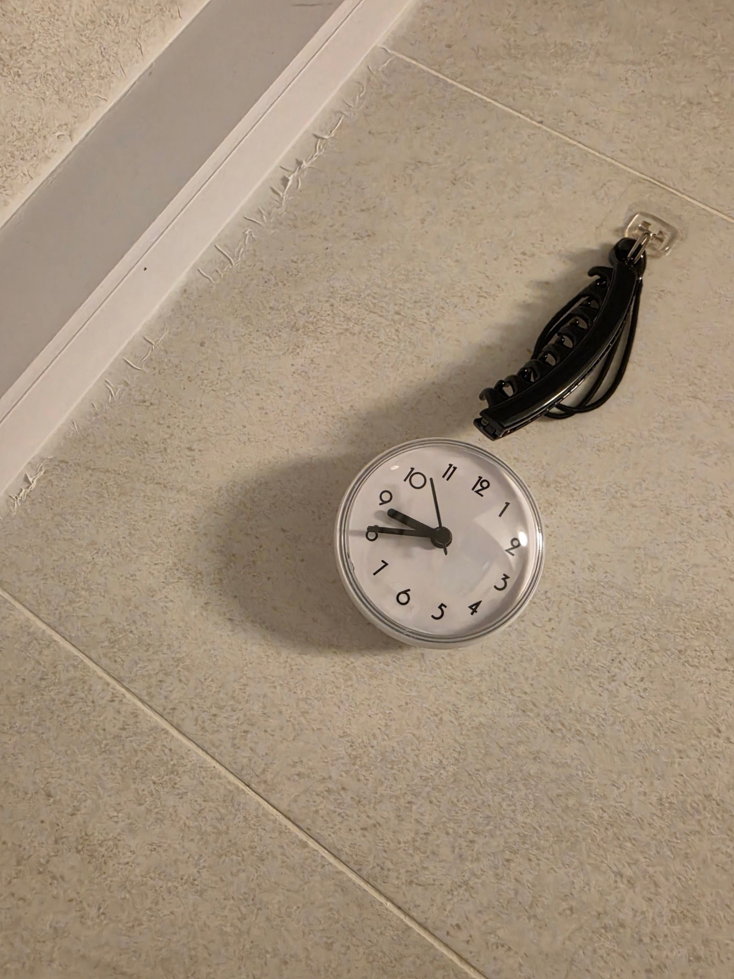 Bathroom clock!