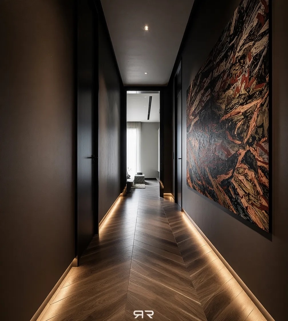 Ultra luxurious walk in wardrobe design