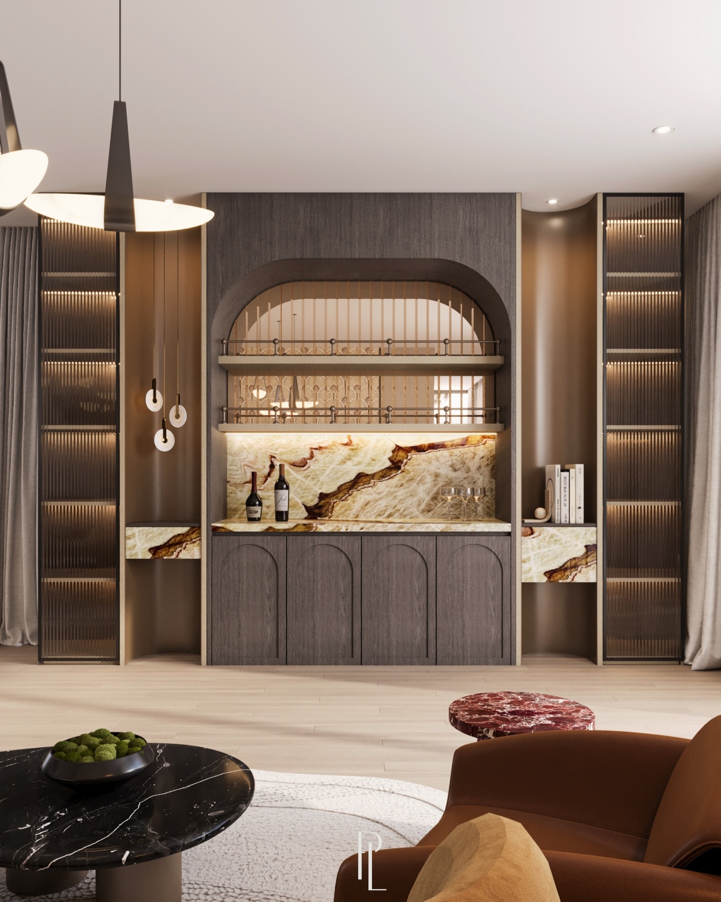 Stylish-&-luxurious-pantry-niche