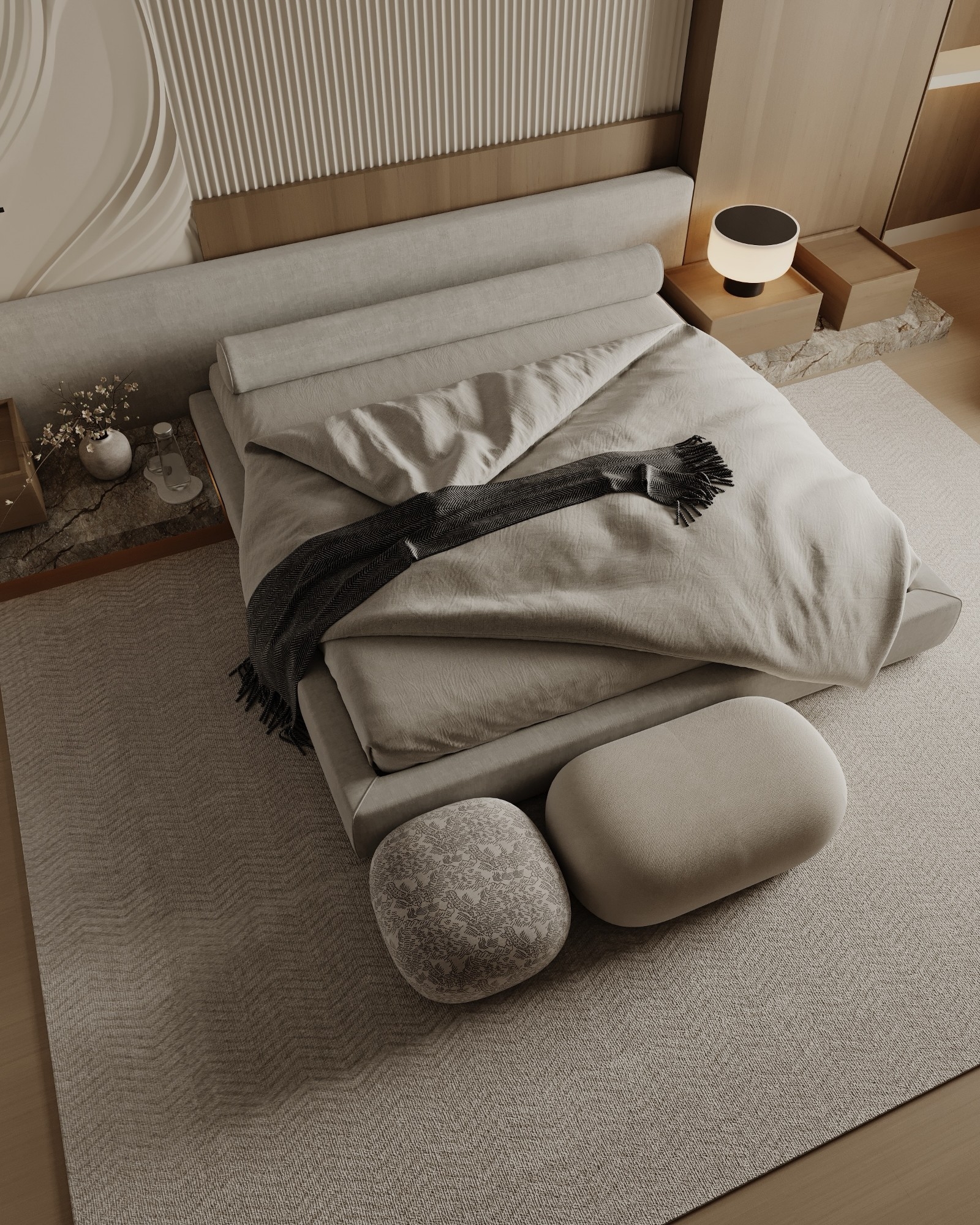 Modern and stylish bedroom design