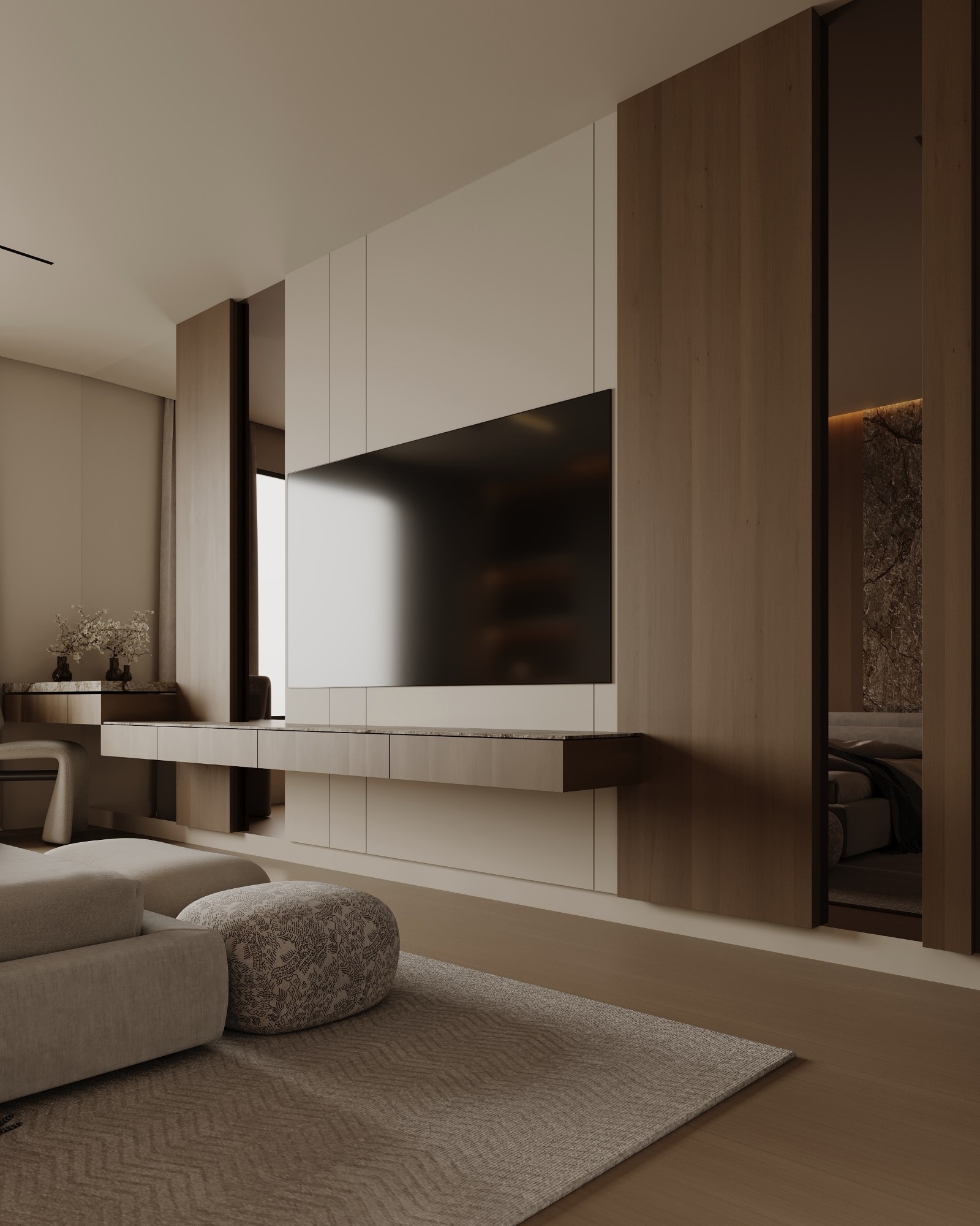 Modern and stylish bedroom design