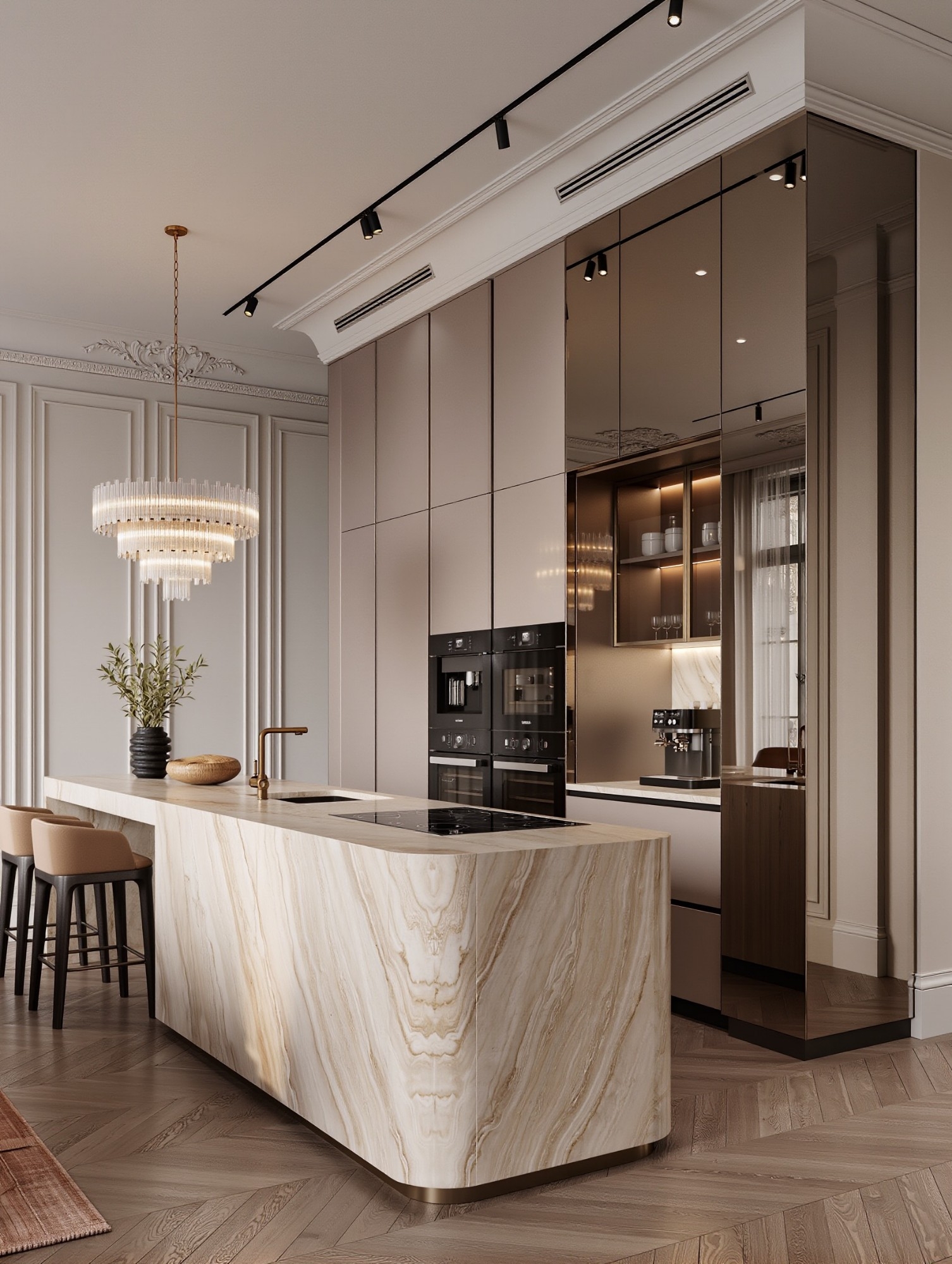 Ultra stylish kitchen design