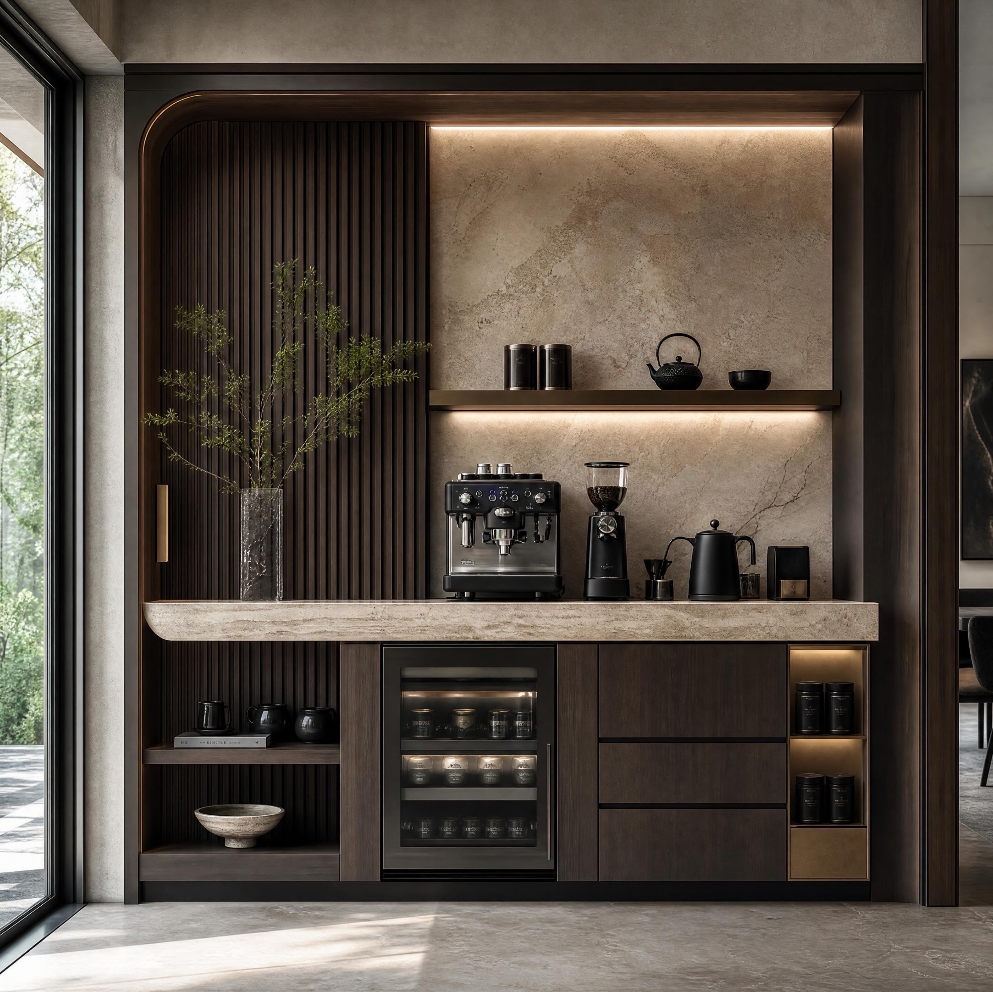 Stylish pantry niche design