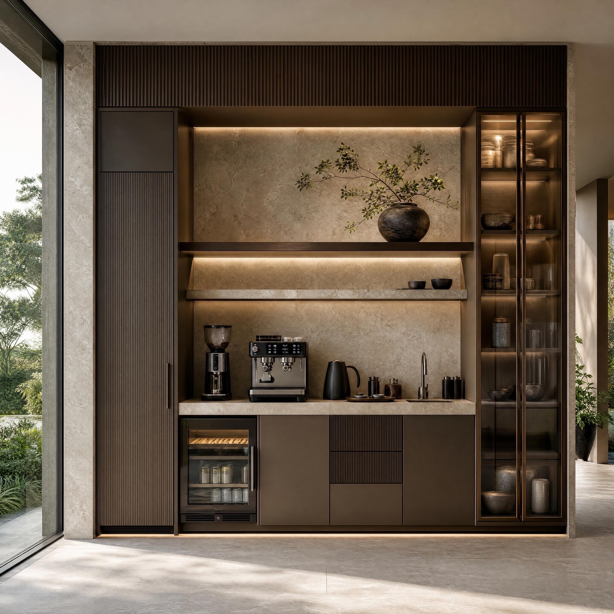Stylish pantry niche design