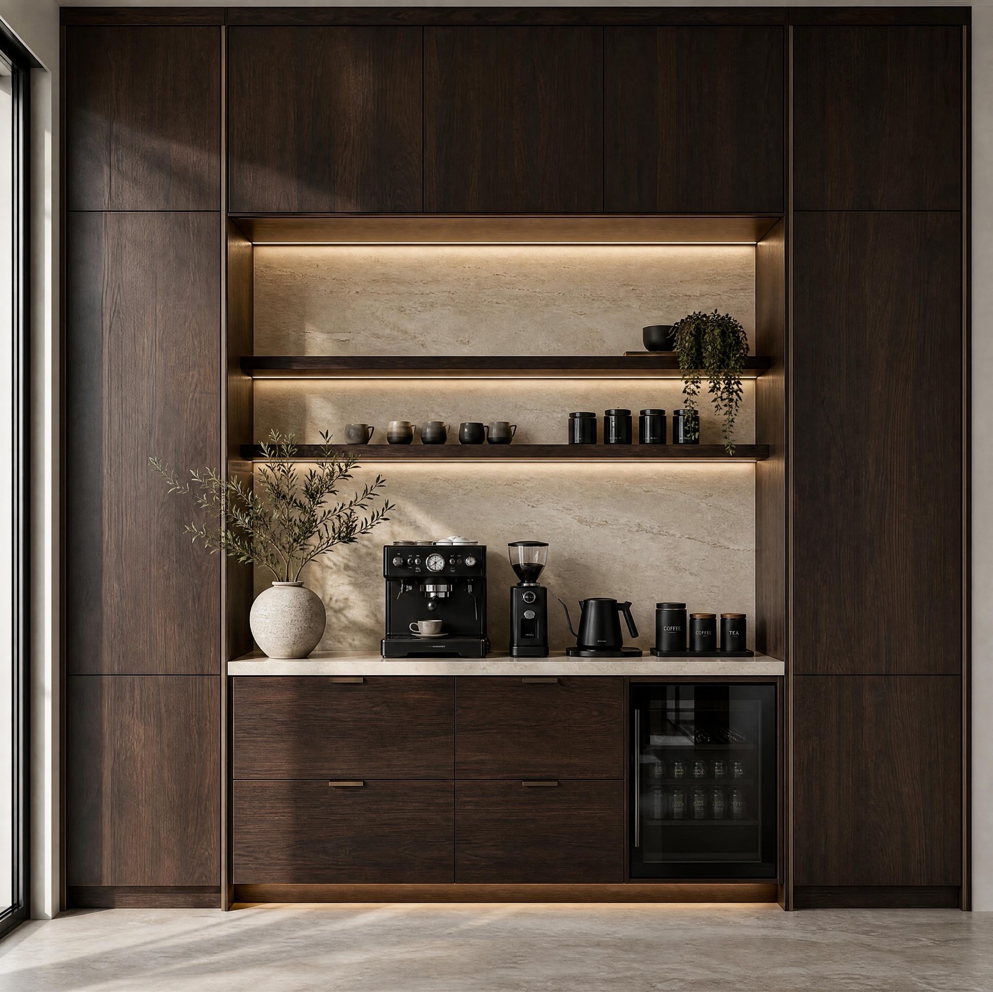 Stylish pantry niche design