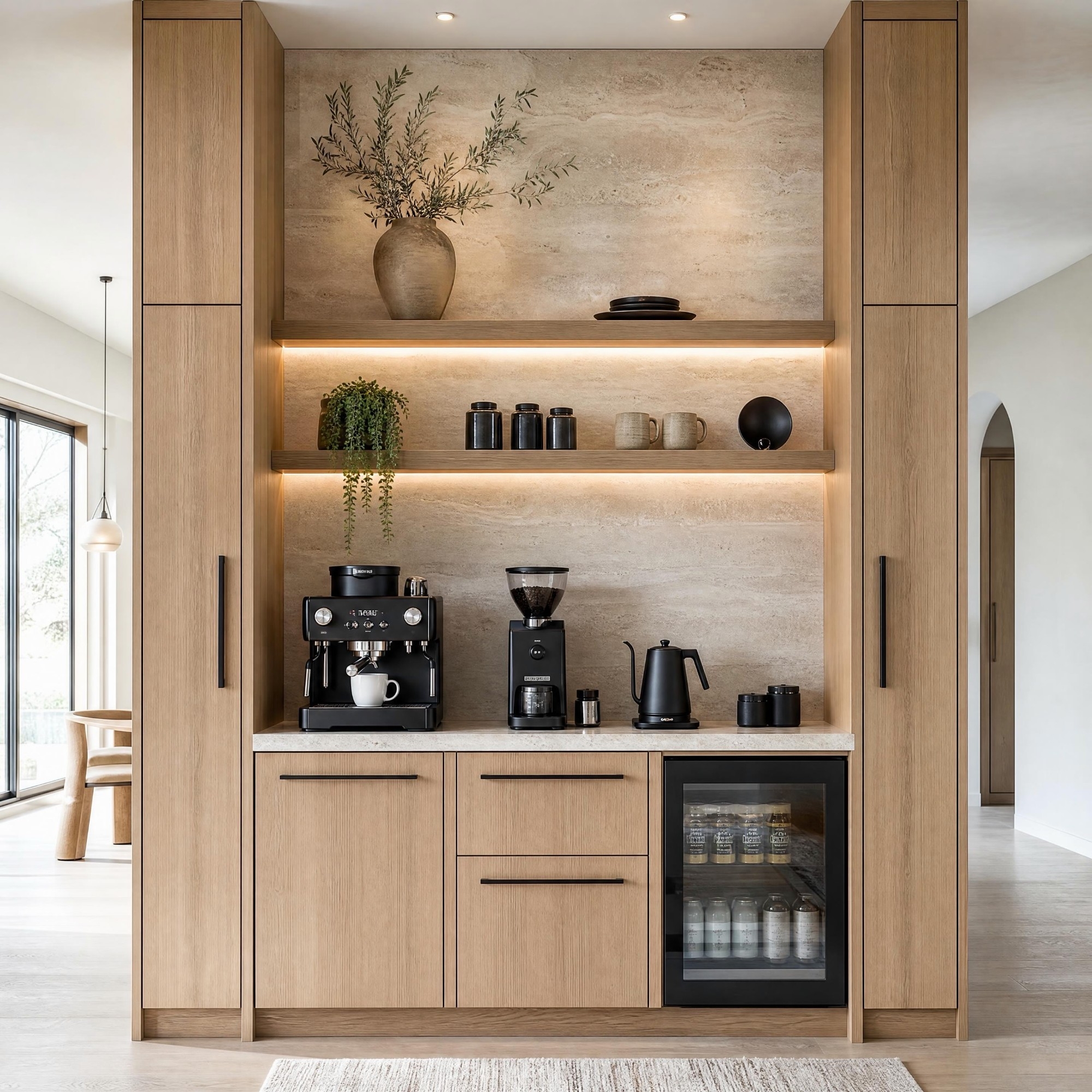 Stylish pantry niche design