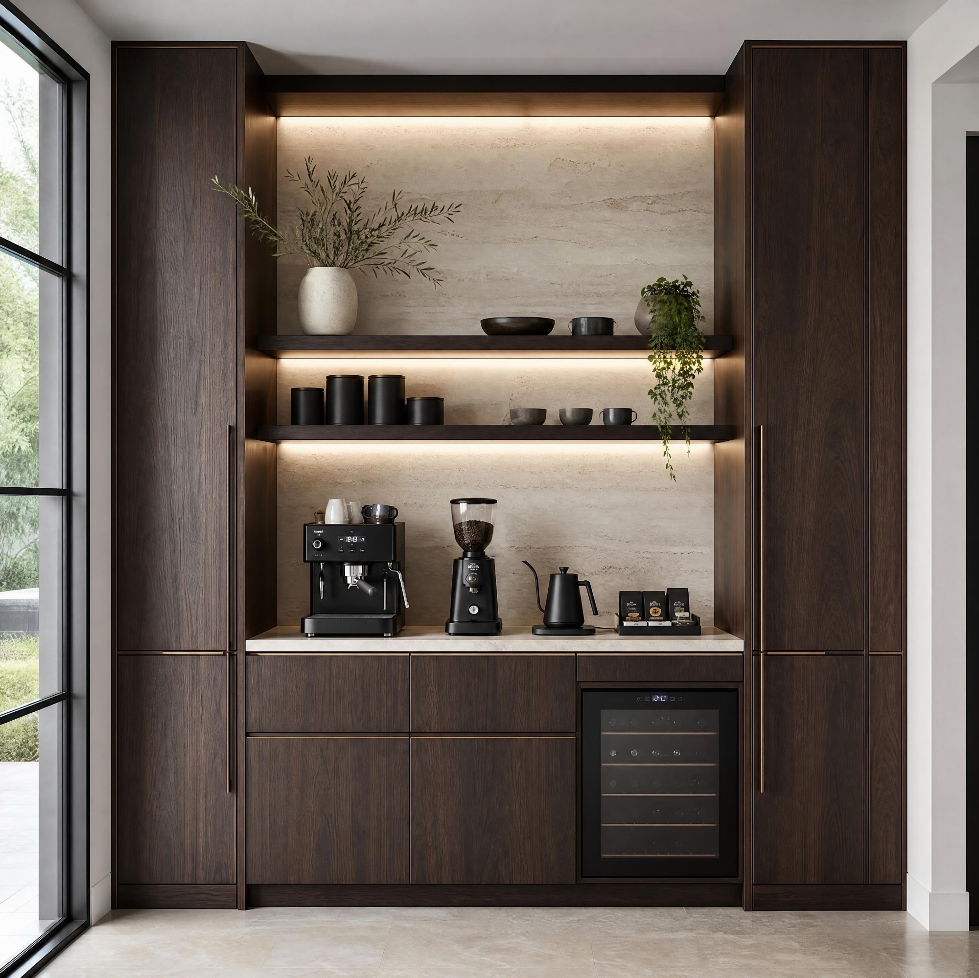 Stylish pantry niche design