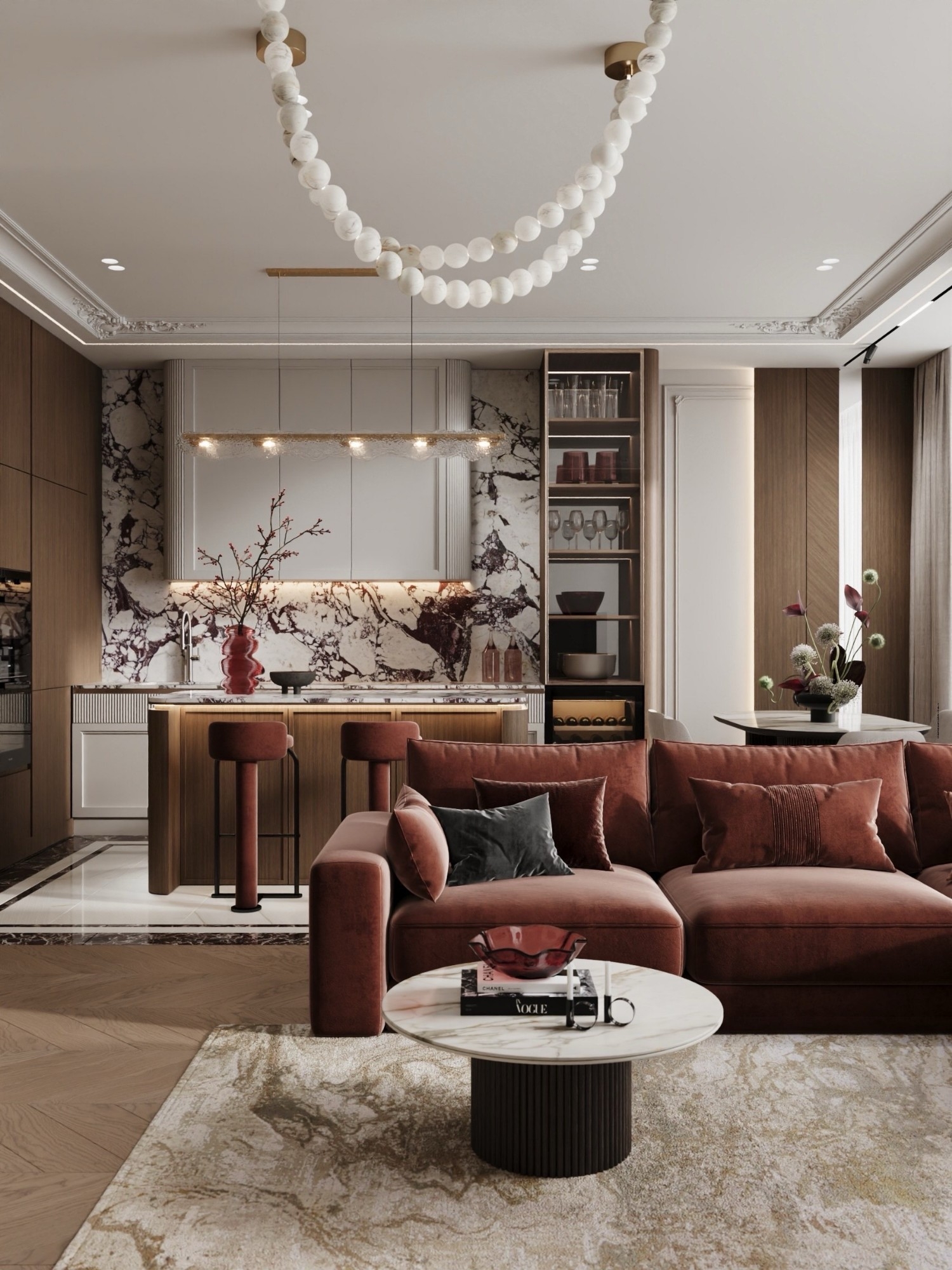 Stunning dry kitchen design