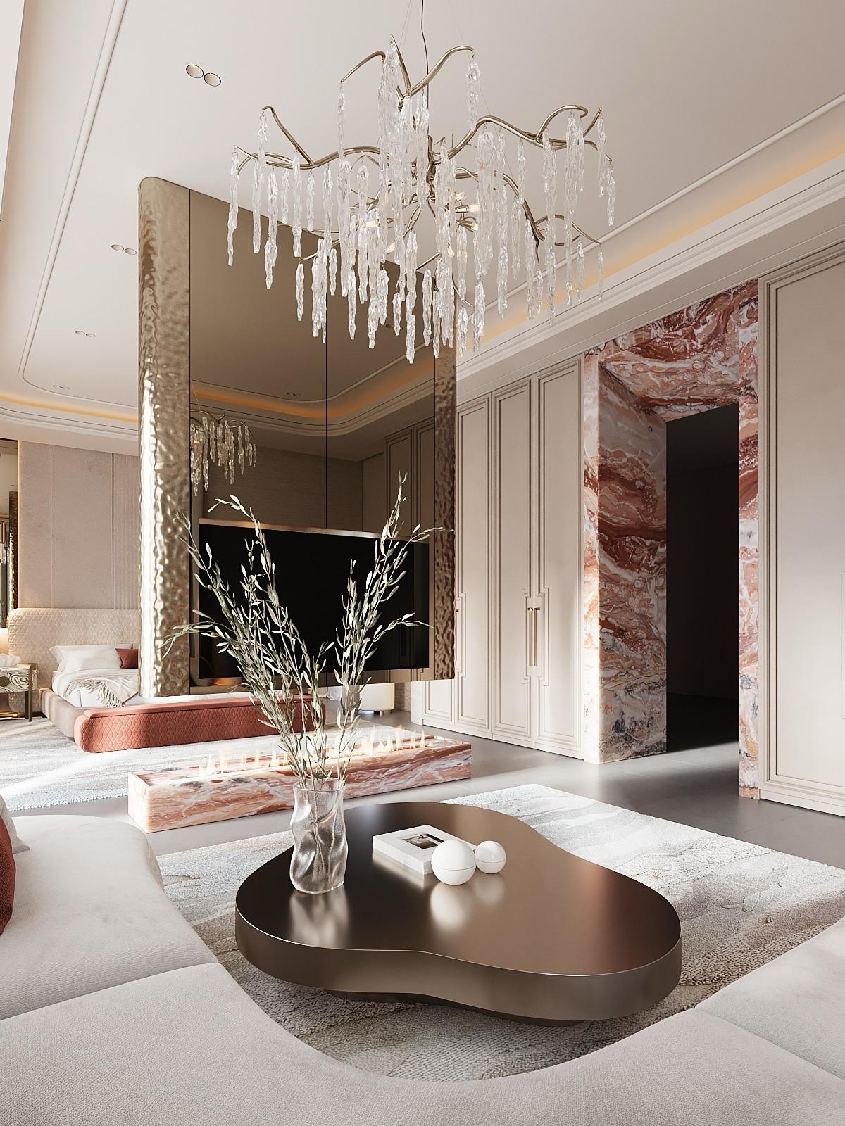 Ultra modern luxury bedroom interior design