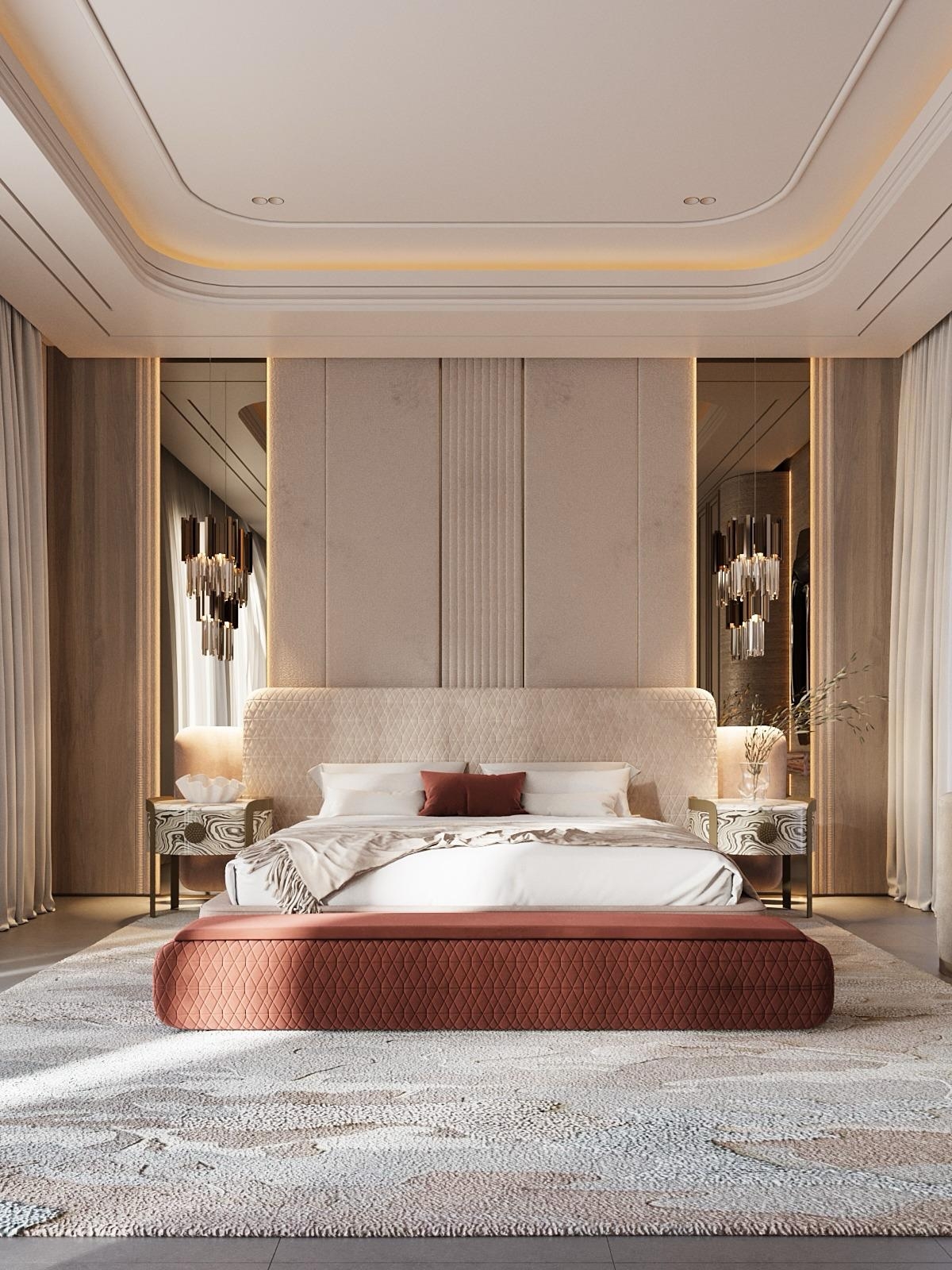 Ultra modern luxury bedroom interior design