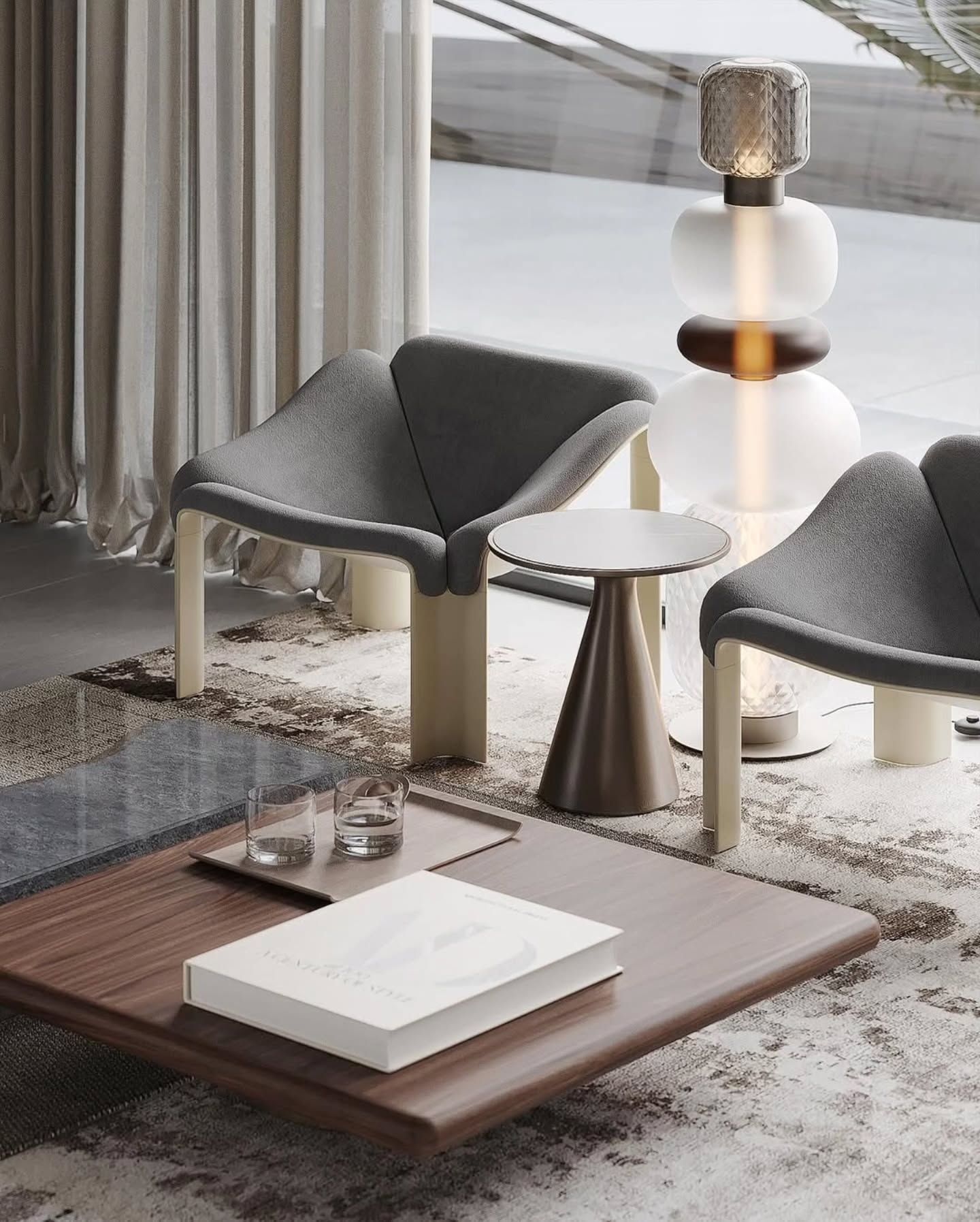 Modern luxurious living room design