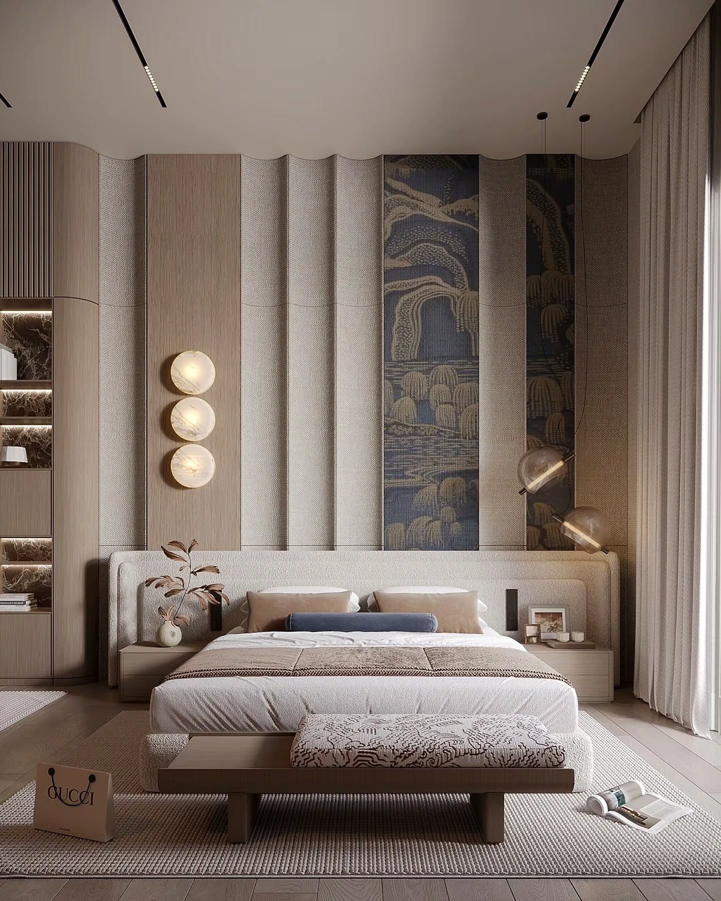 Luxurious bedroom design
