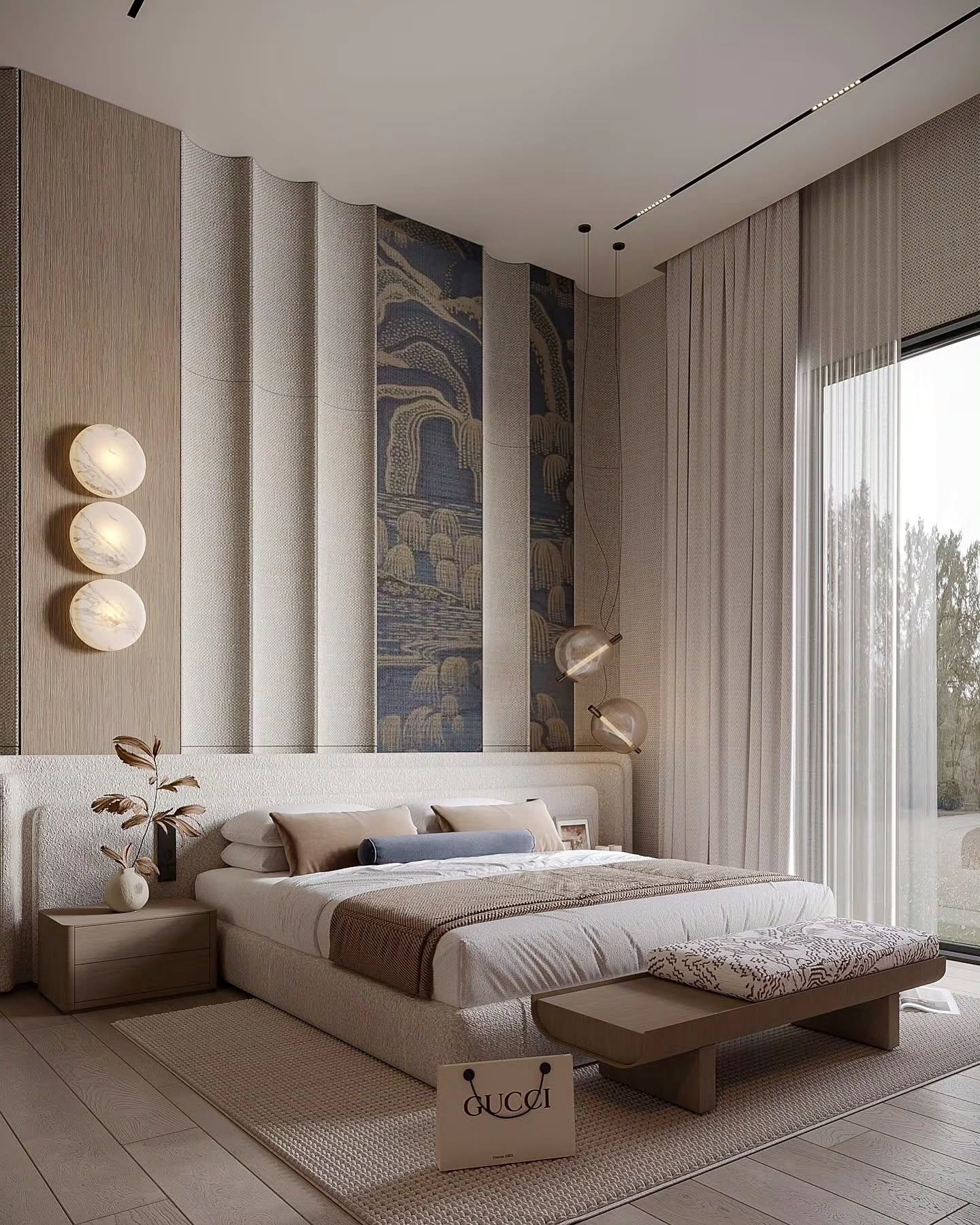 Luxurious bedroom design