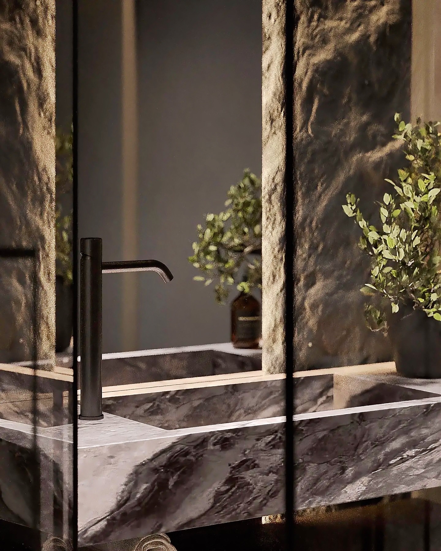 Luxurious bathroom design