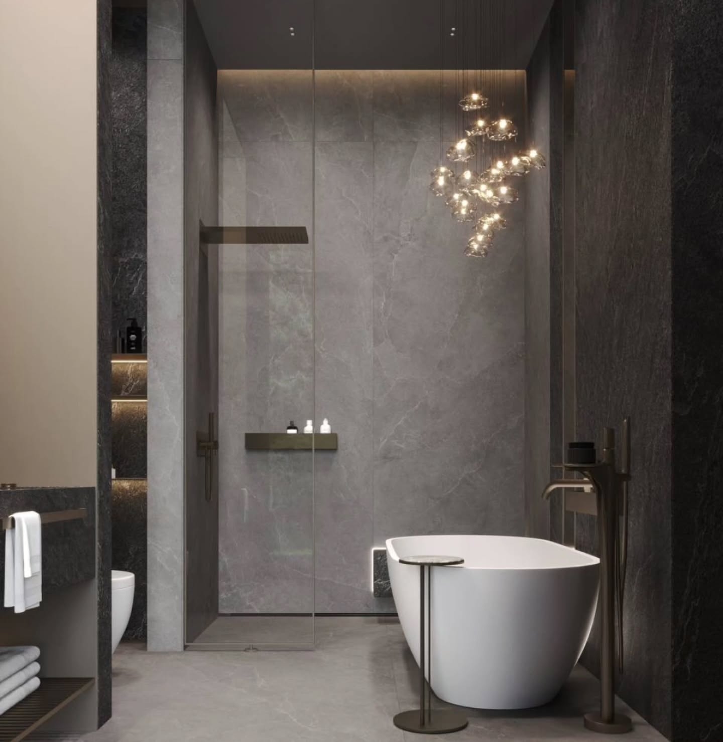 Modern luxury bathroom design