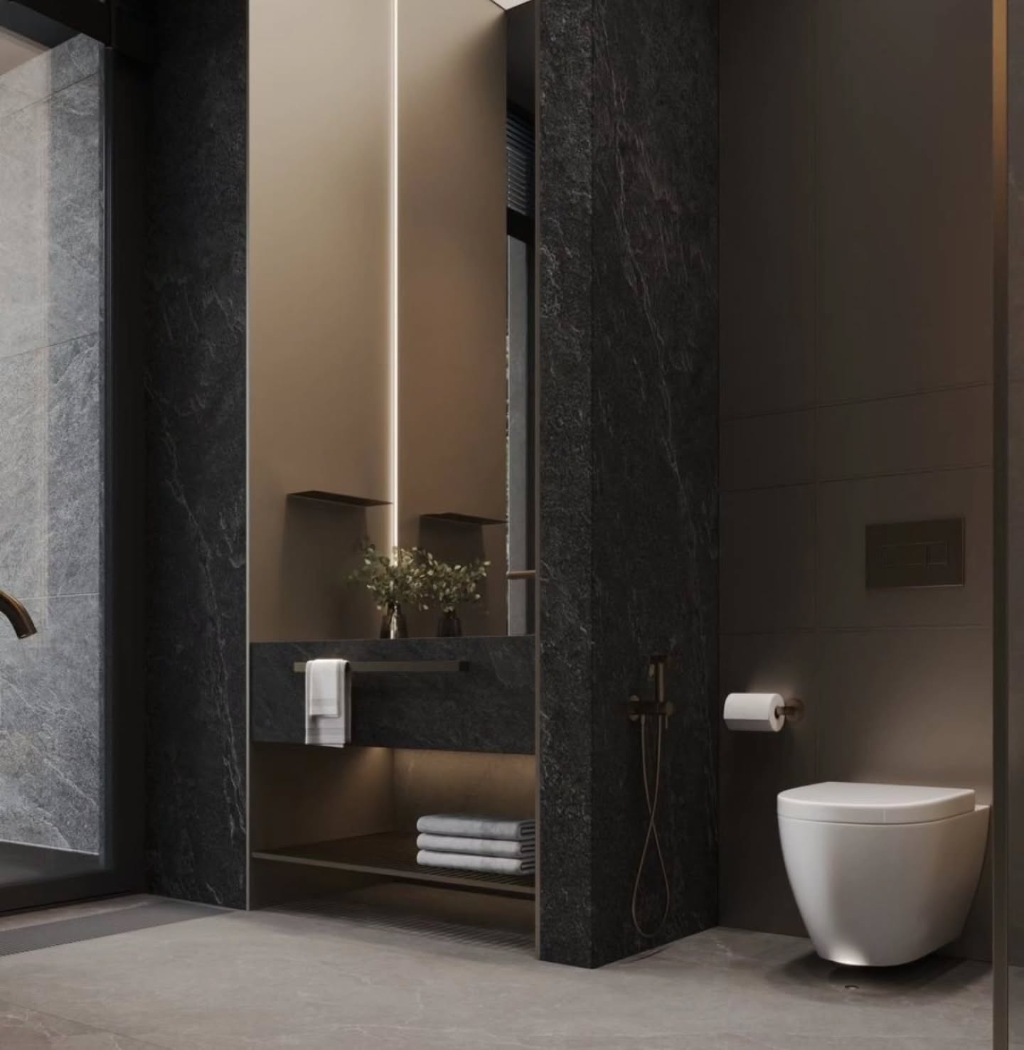 Modern luxury bathroom design