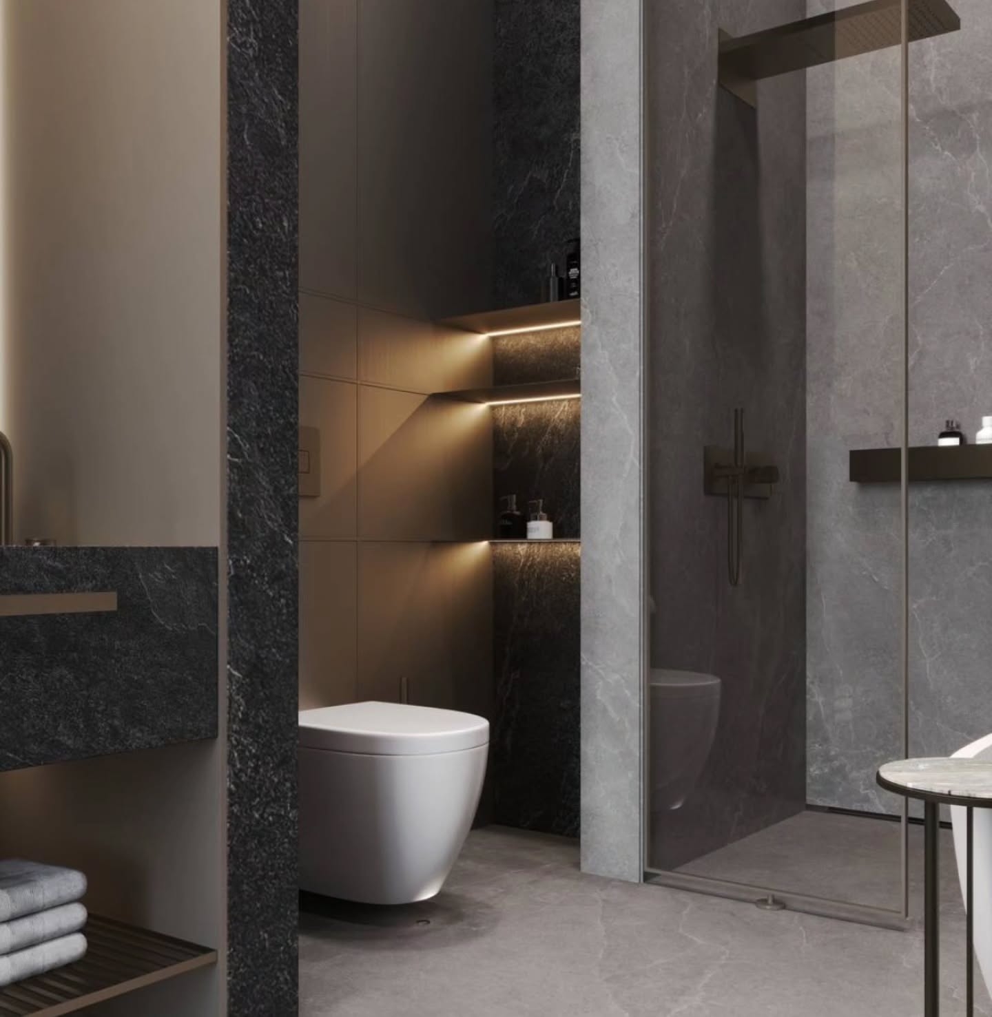 Modern luxury bathroom design