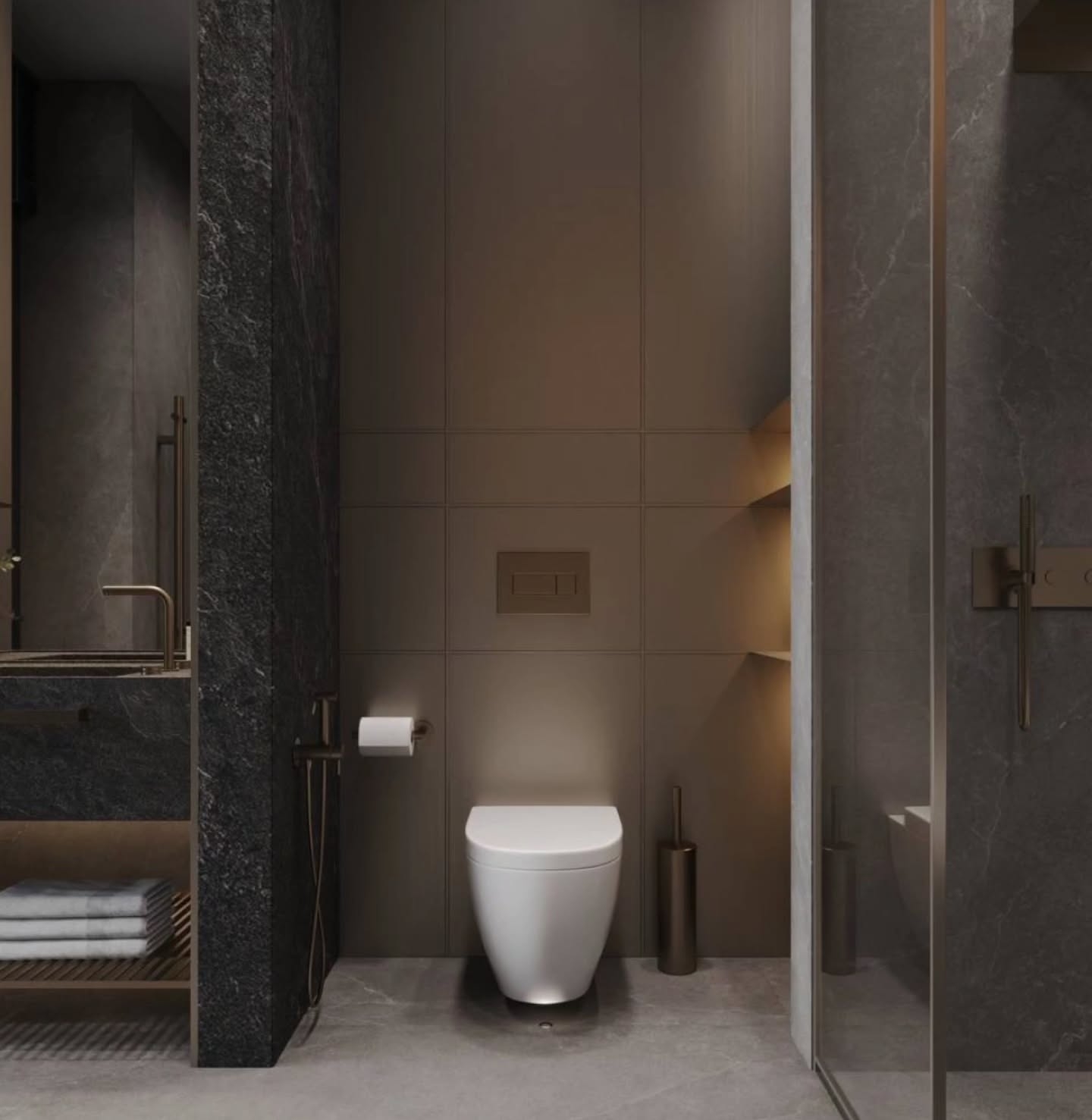 Modern luxury bathroom design