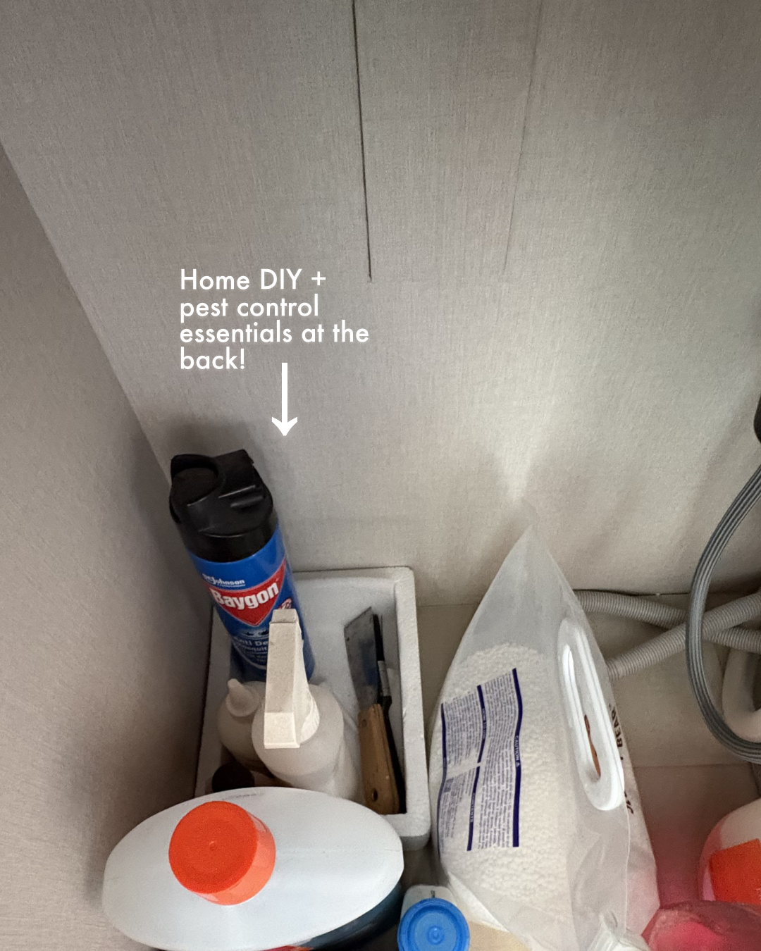 What do you keep under your kitchen sink?