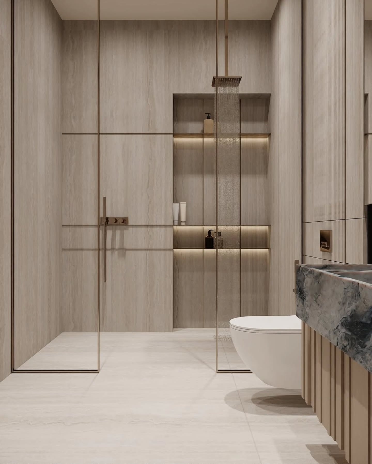 Modern, Luxurious Bathroom Design
