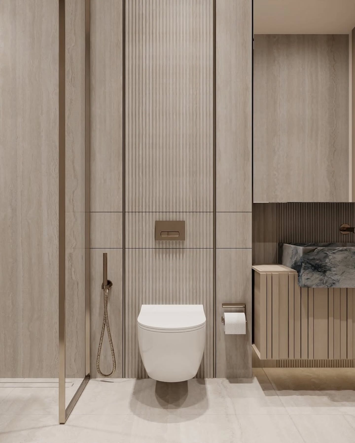 Modern, Luxurious Bathroom Design