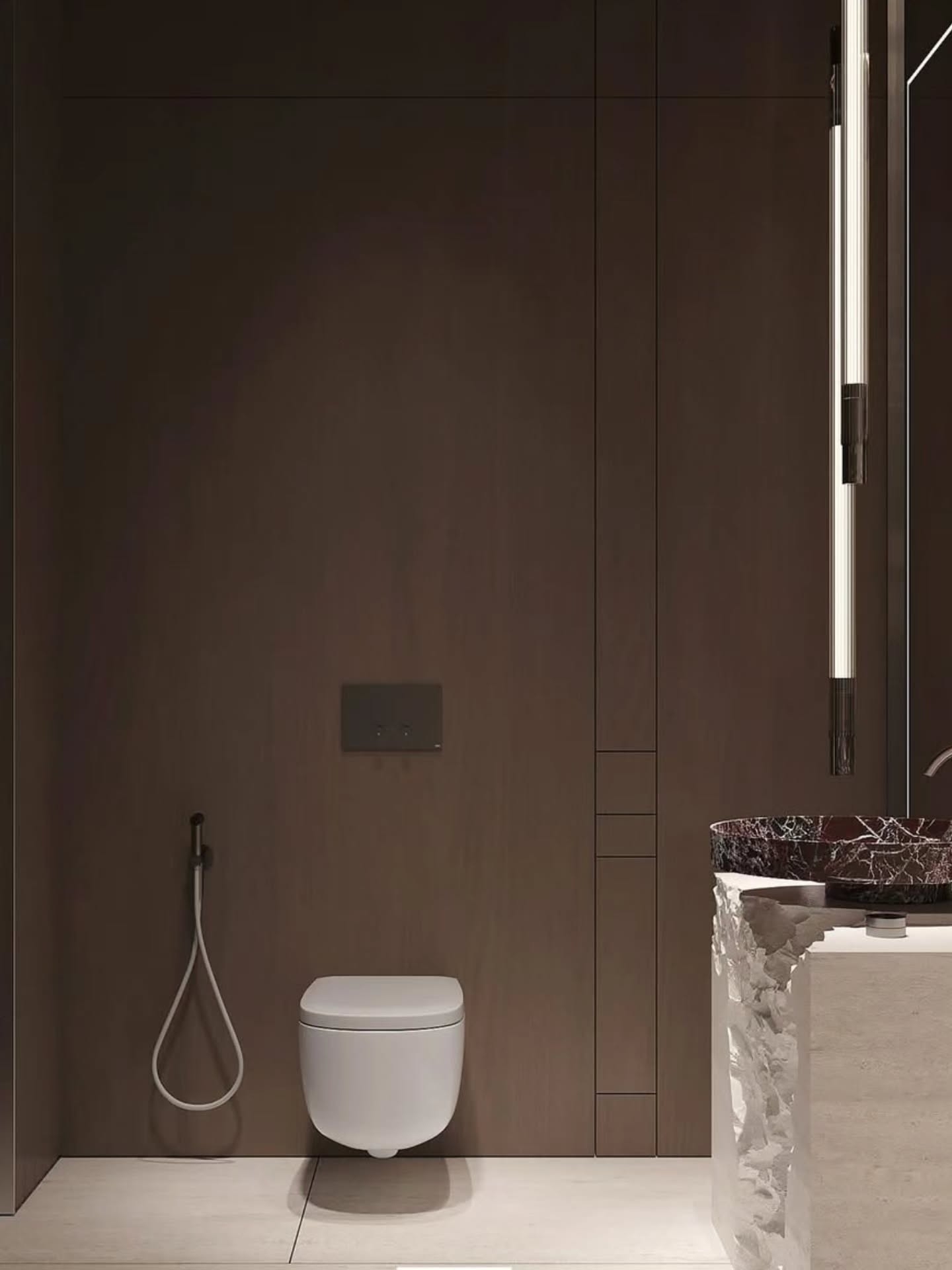 Cozy and modern sink design