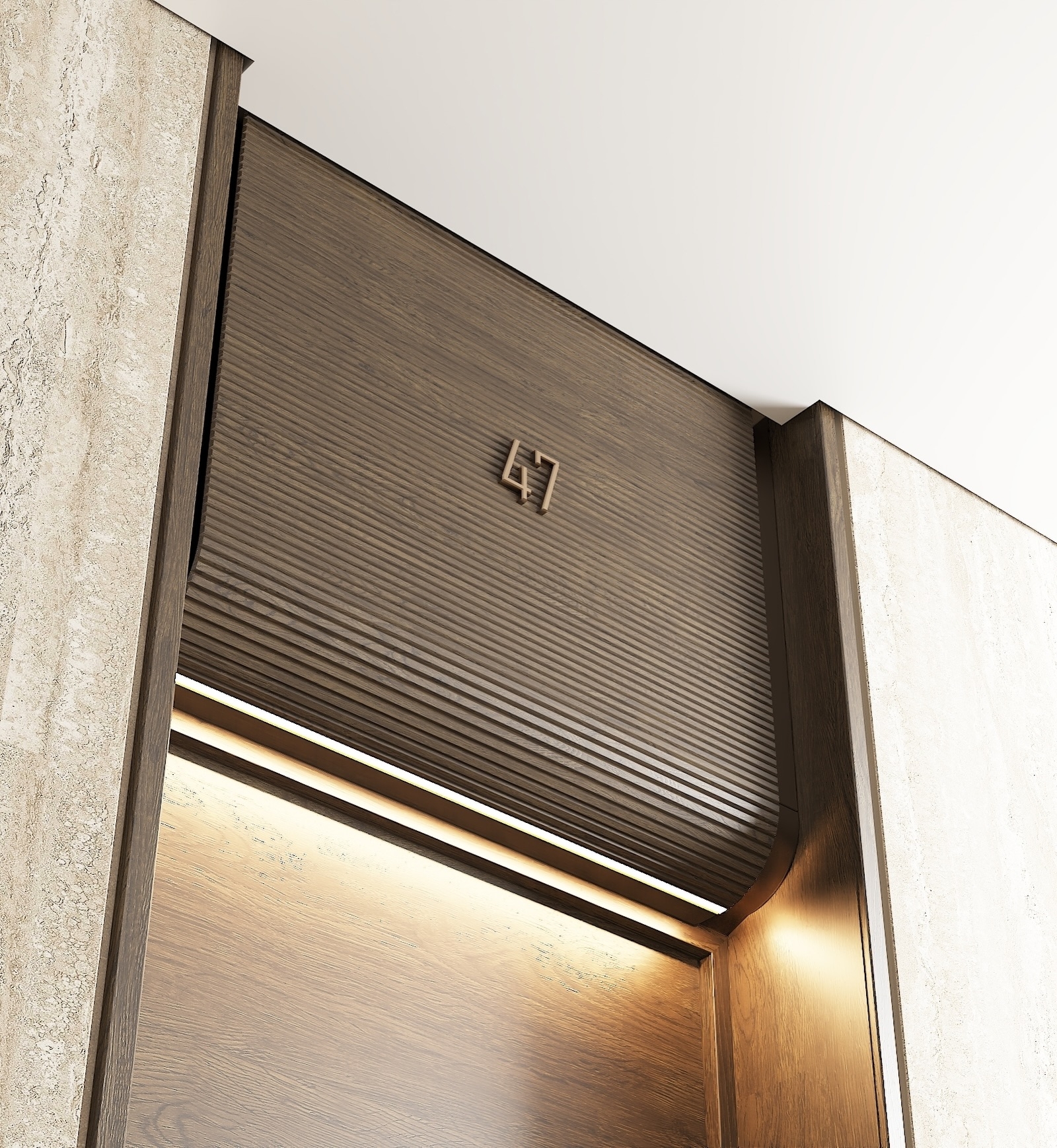 Sophisticated custom door design