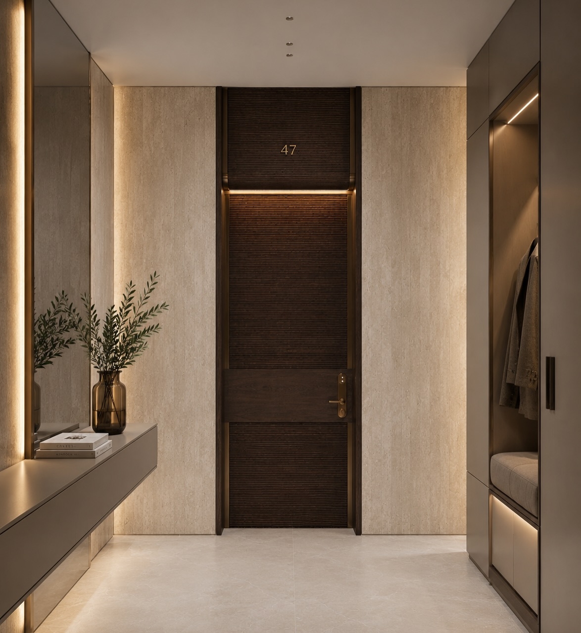 Sophisticated custom door design