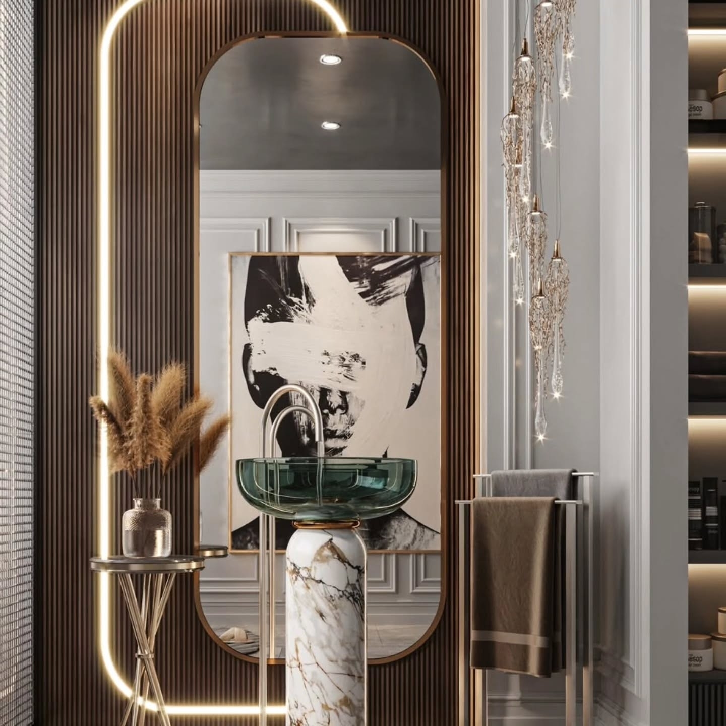 Modern luxurious bathroom designs