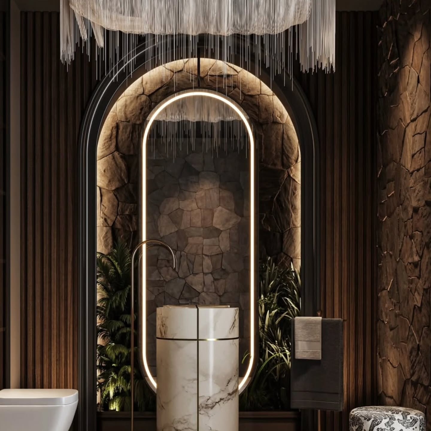 Modern luxurious bathroom designs