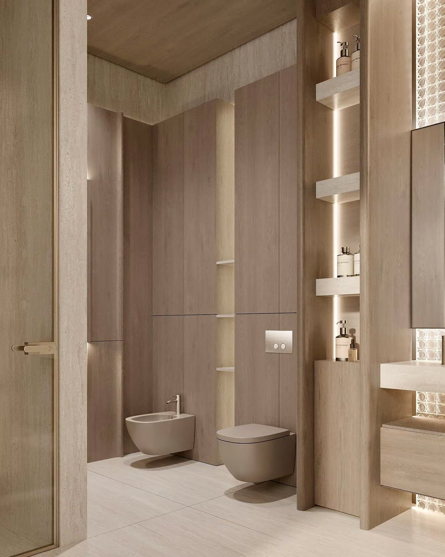 Luxurious bathroom interior