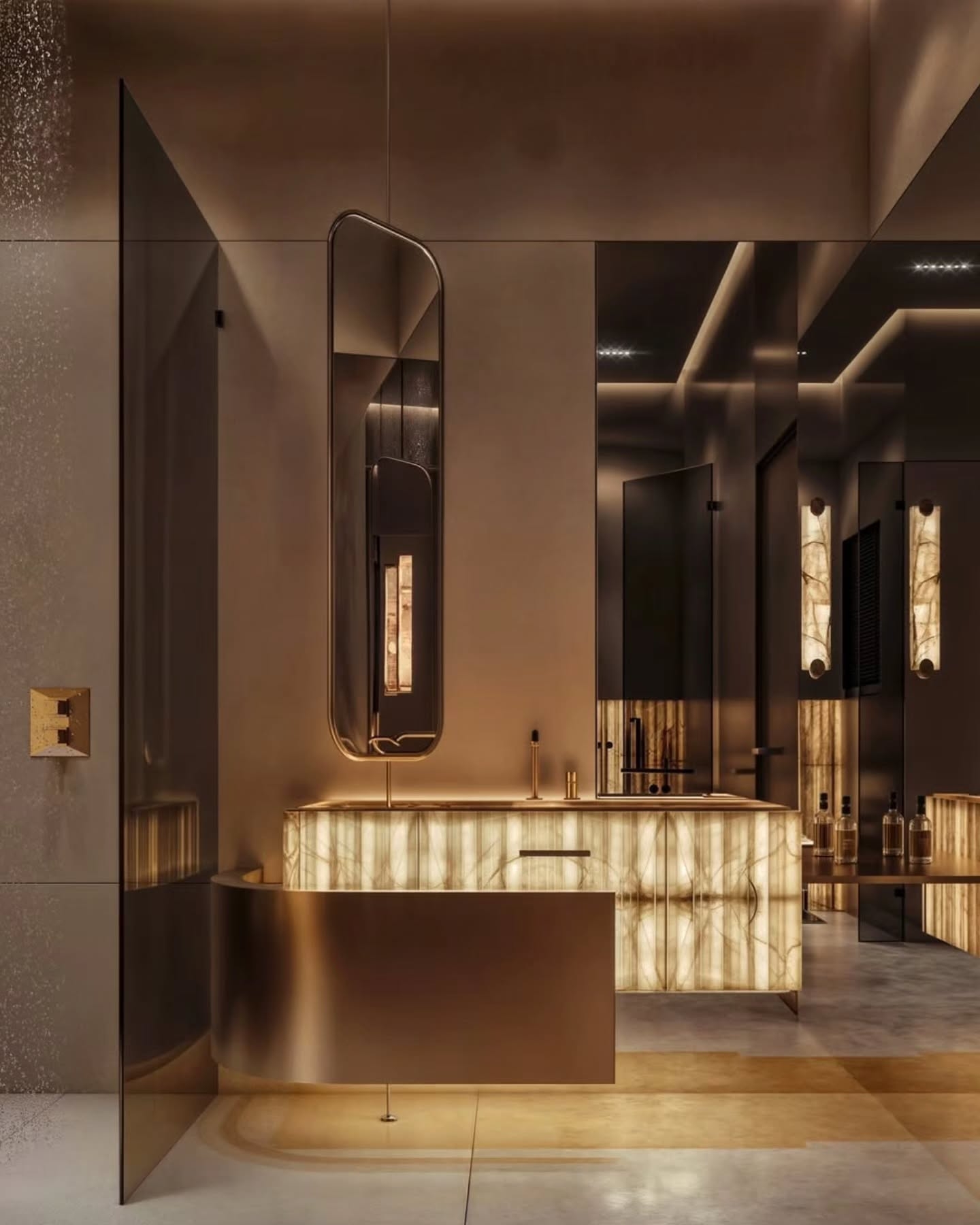 Ultra luxurious bathroom design