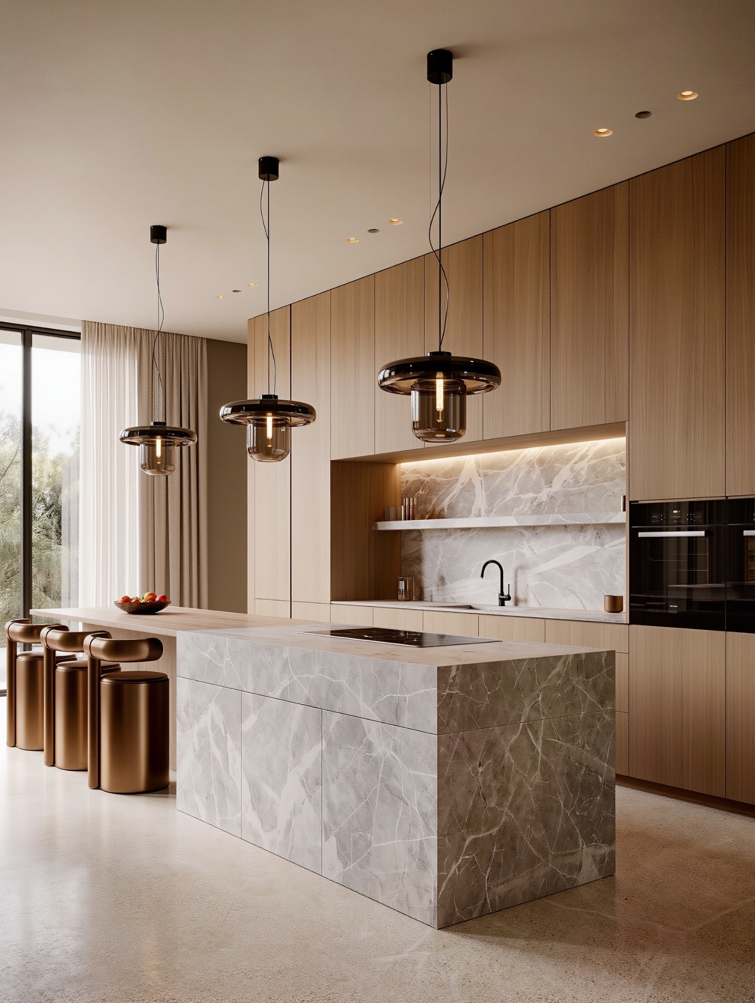 Luxurious-dry-kitchen-design