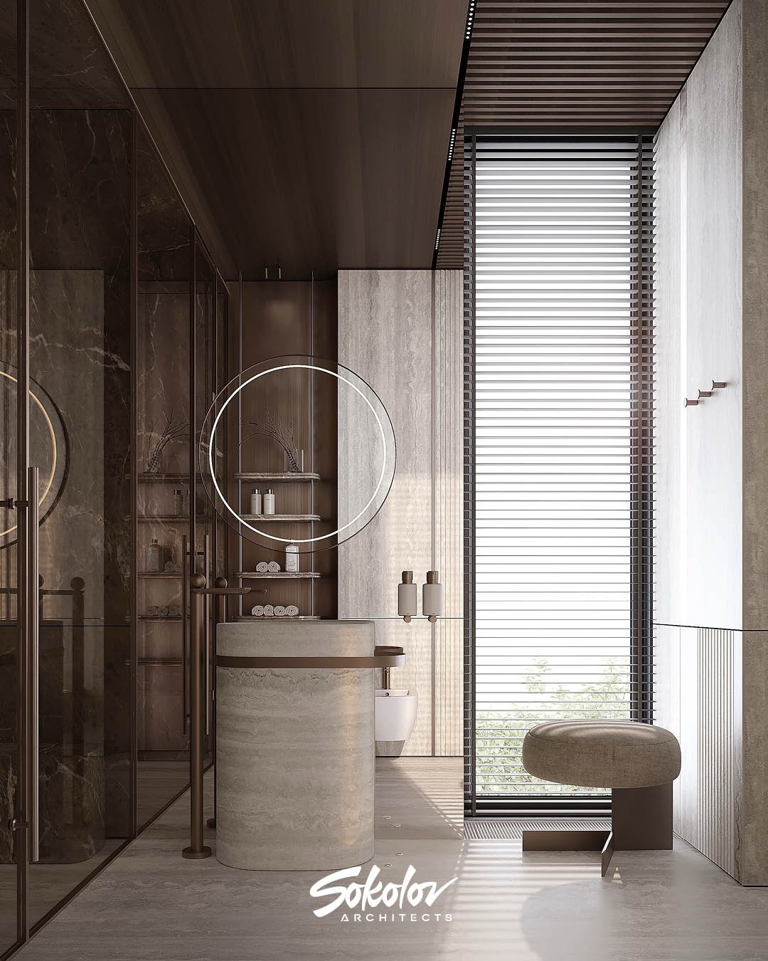 Coxy, luxury, bedroom, bathroom & walk in wardrobe interior