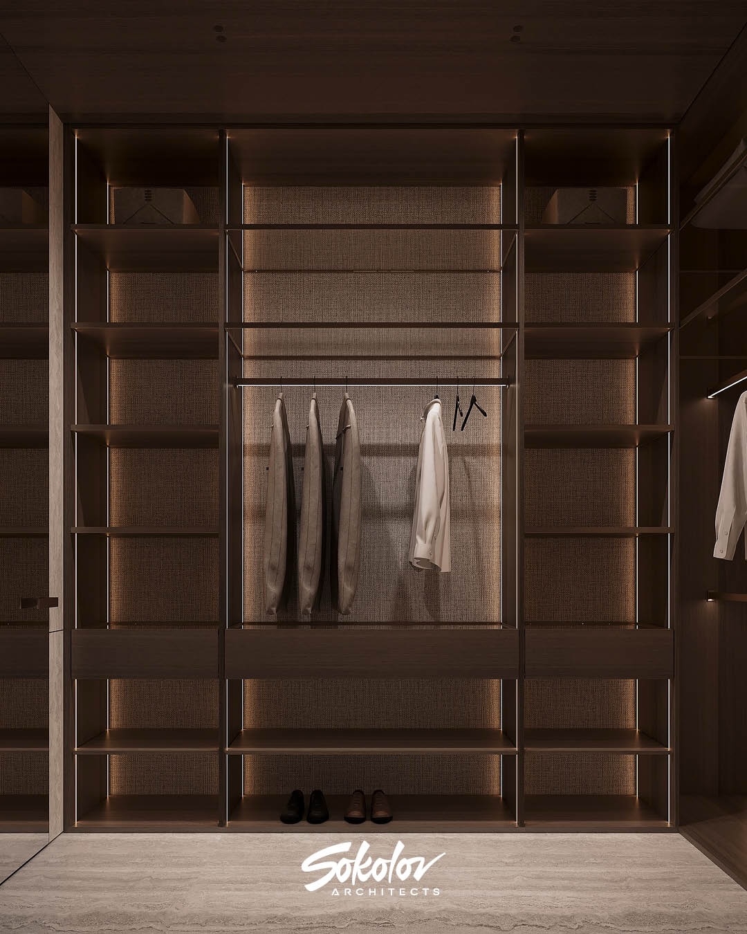 Coxy, luxury, bedroom, bathroom & walk in wardrobe interior