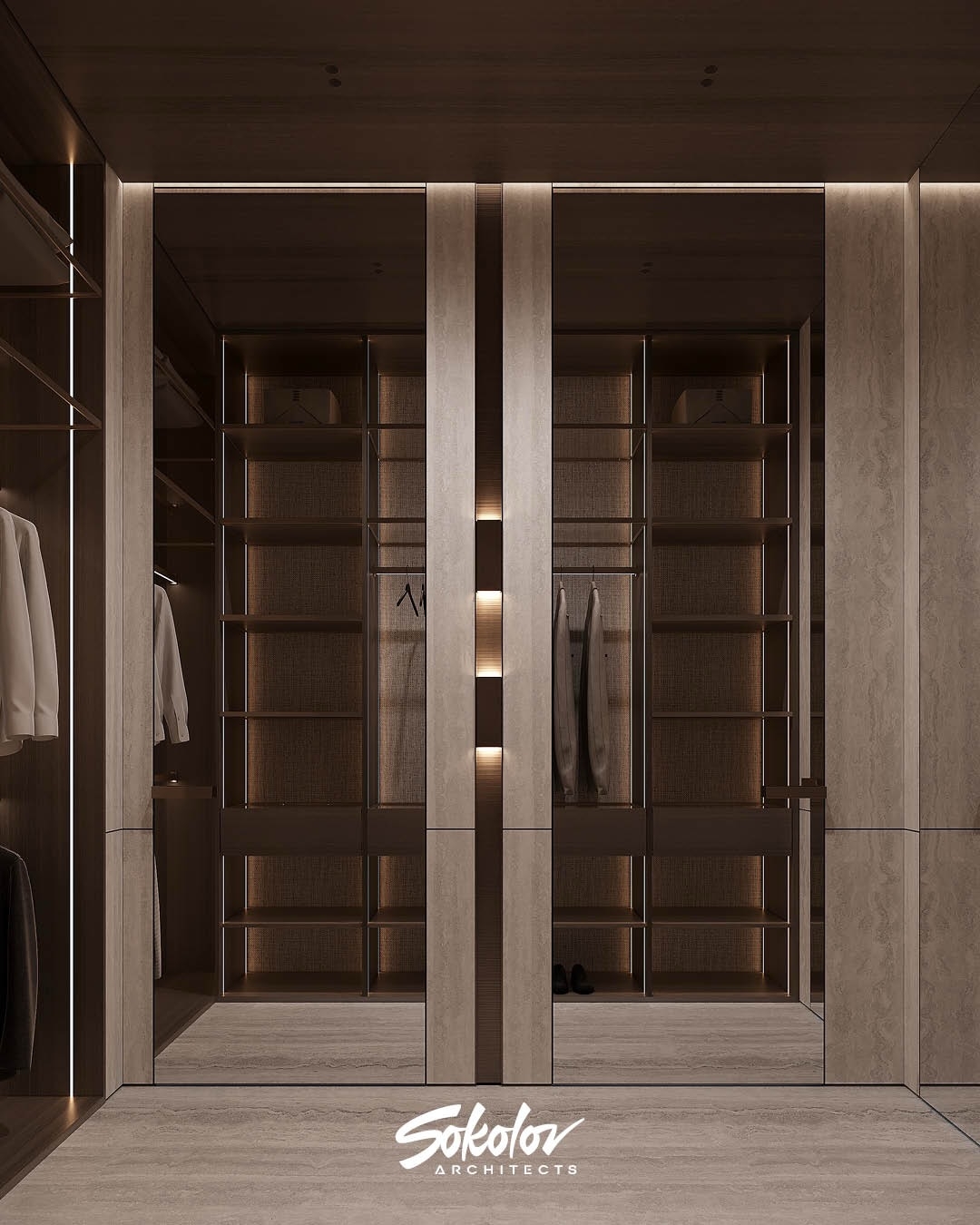 Coxy, luxury, bedroom, bathroom & walk in wardrobe interior