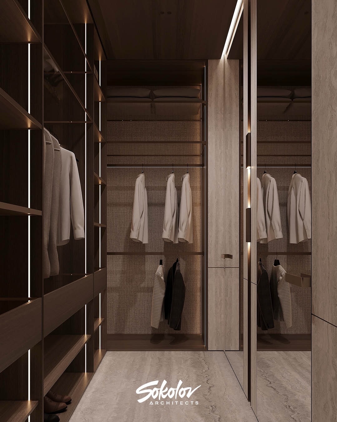 Coxy, luxury, bedroom, bathroom & walk in wardrobe interior