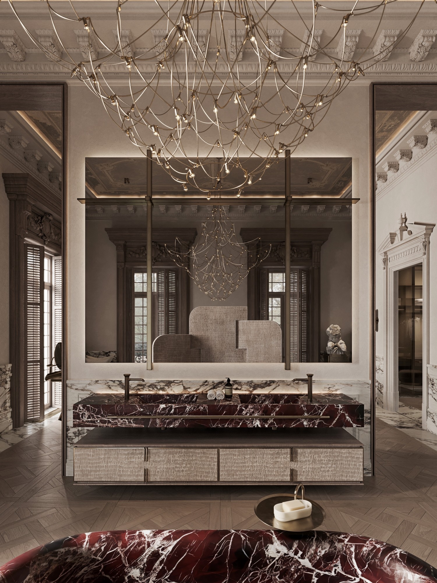 Ultra luxurious bathroom design