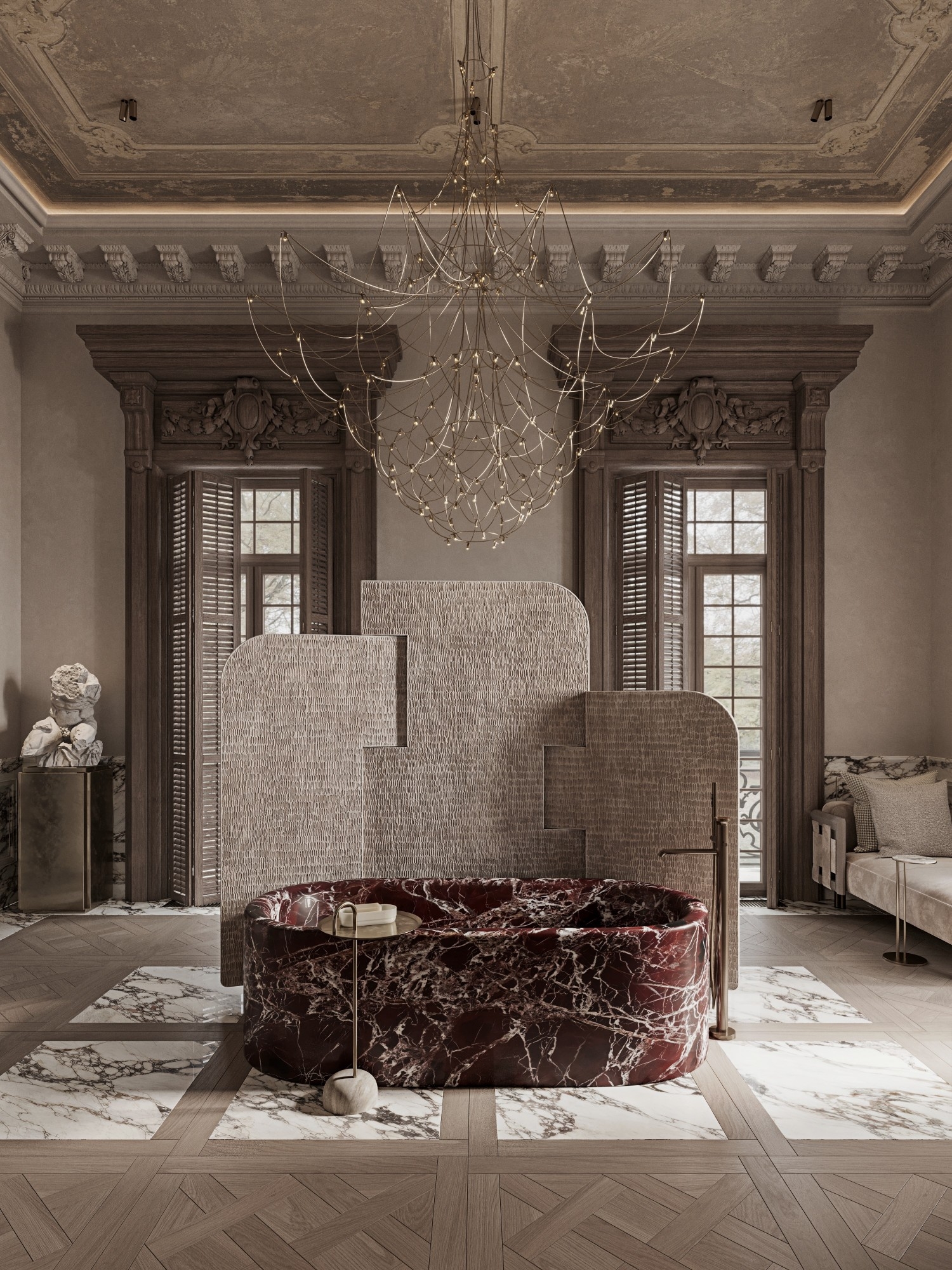 Ultra luxurious bathroom design