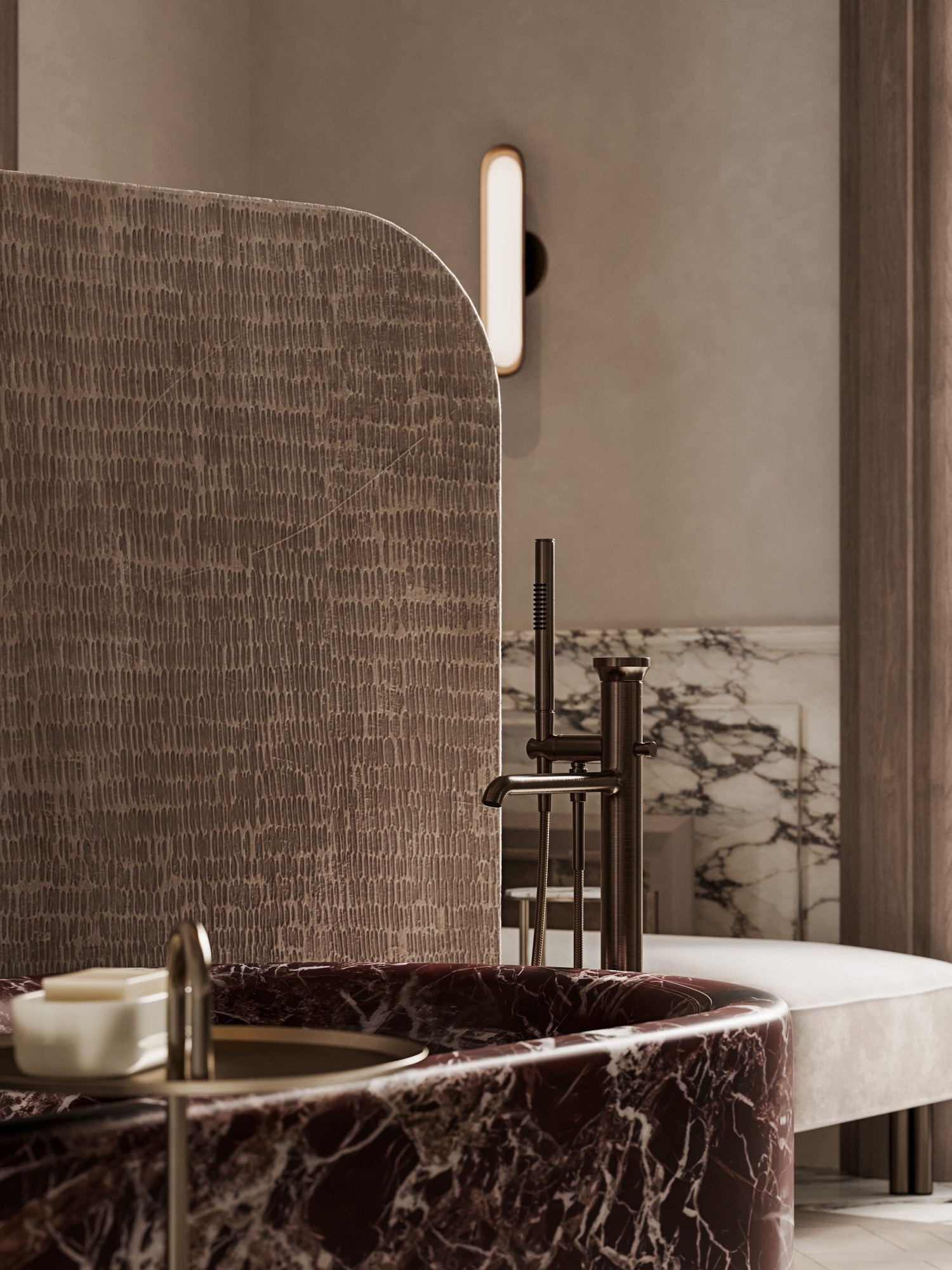 Ultra luxurious bathroom design