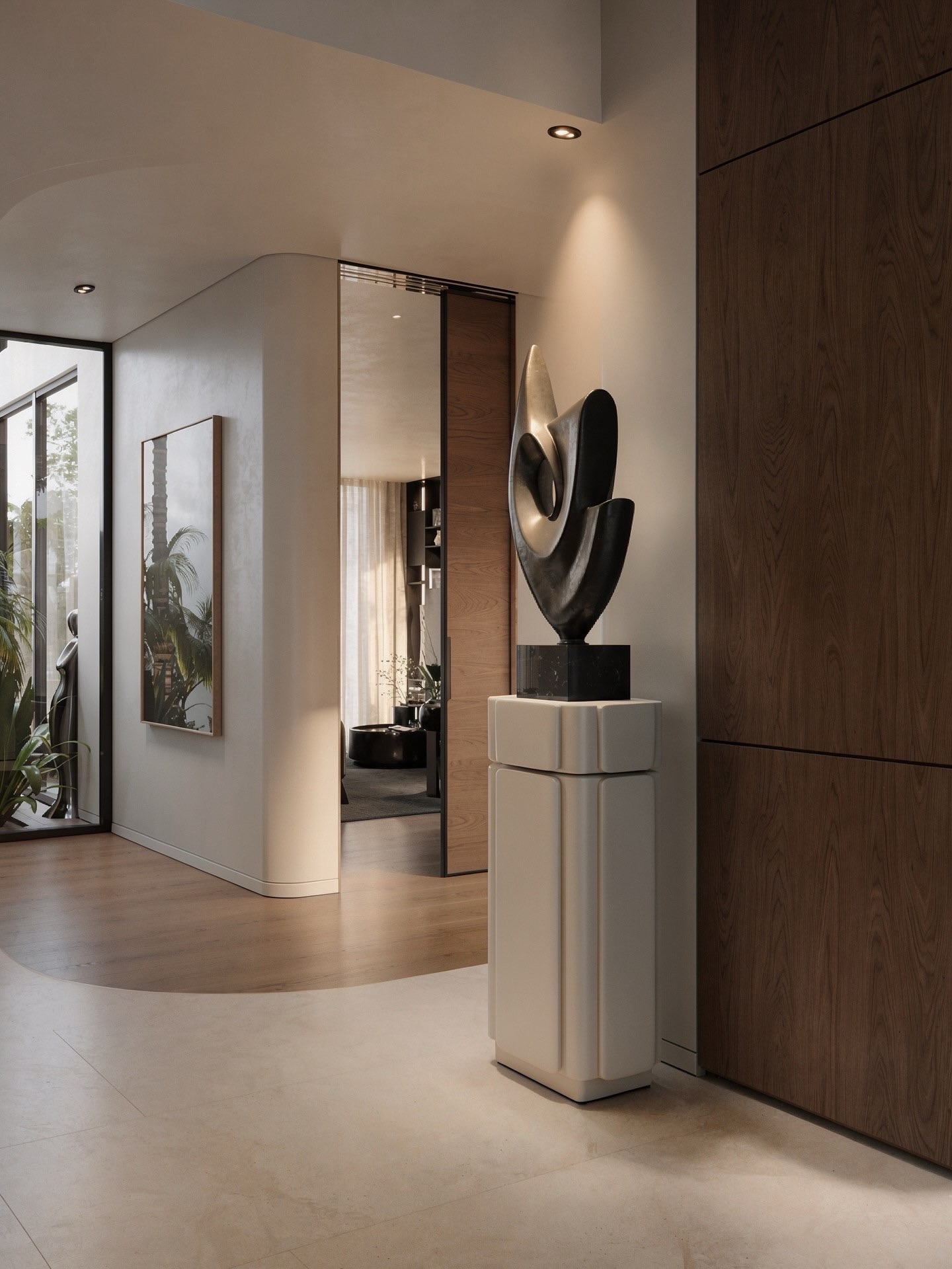 Luxurious & modern hallway design