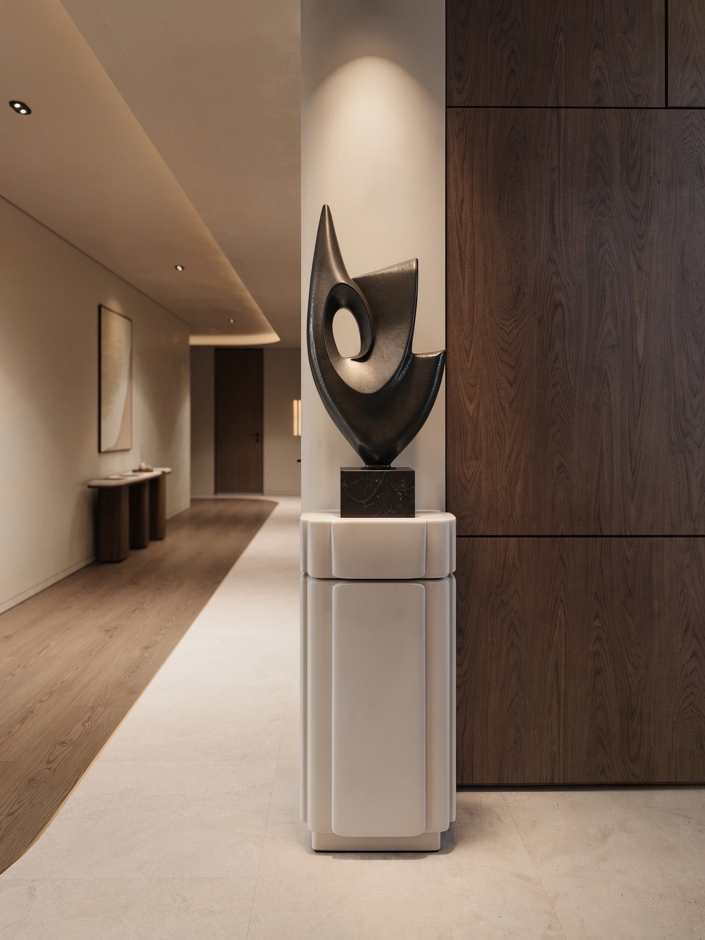 Luxurious & modern hallway design