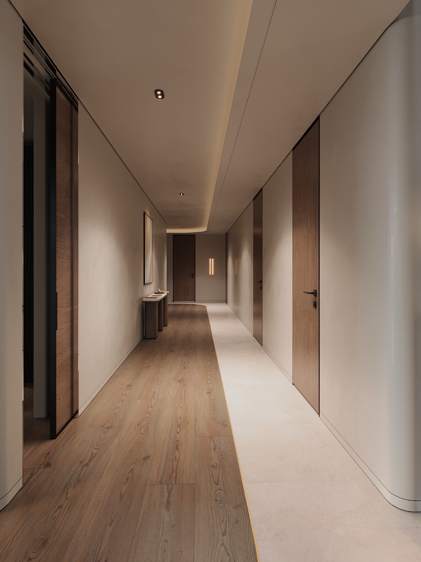 Luxurious & modern hallway design