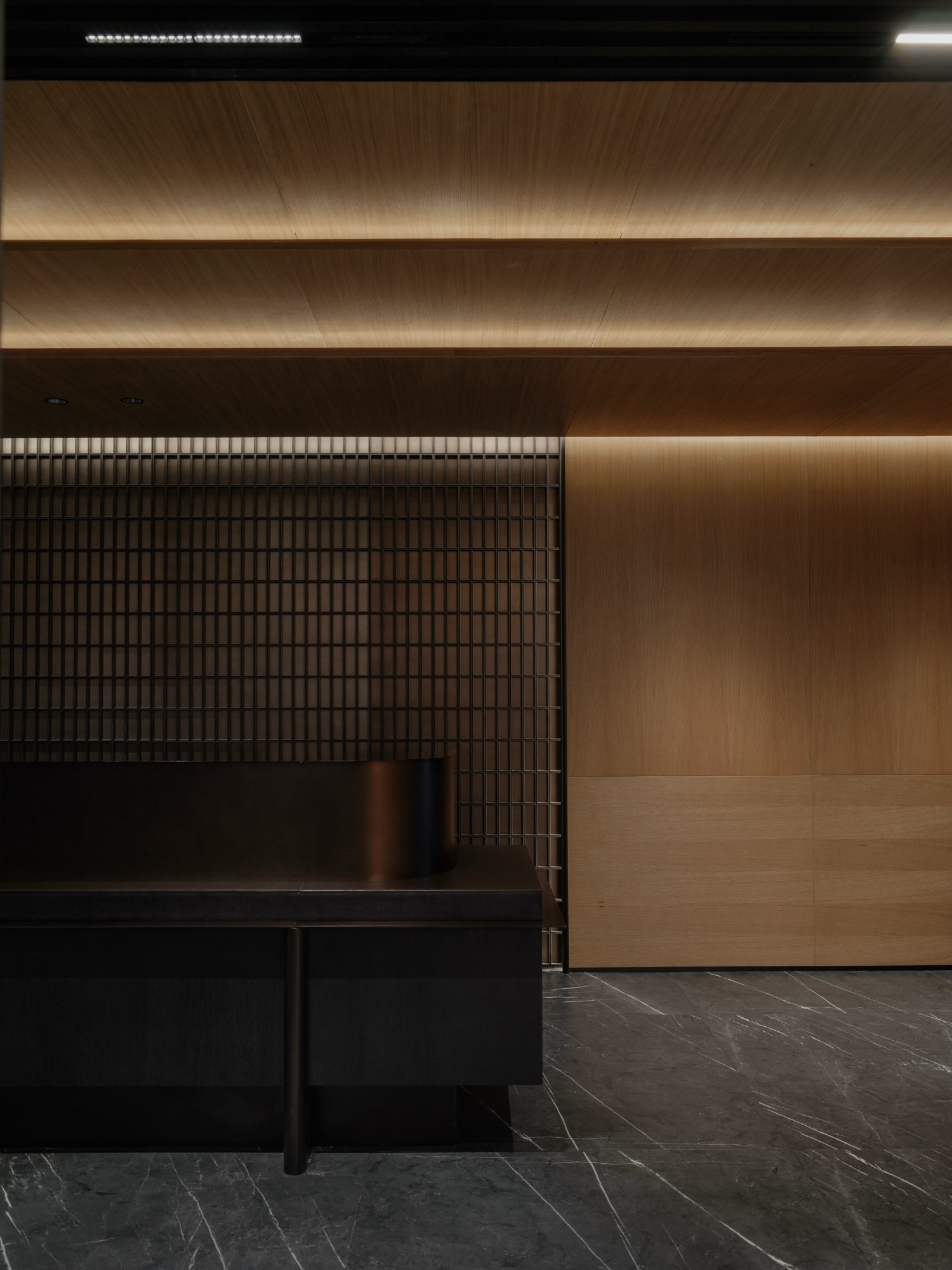 Stylish commercial interior home office design