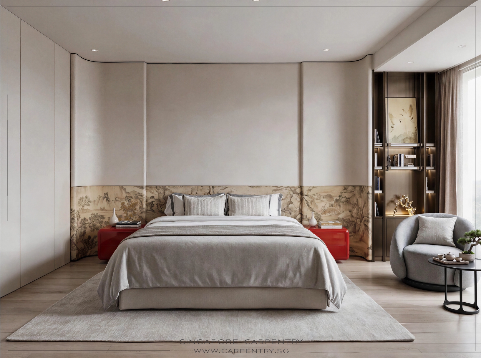 Modern Home Interior Design with Warm Luxury @ Pollen Place