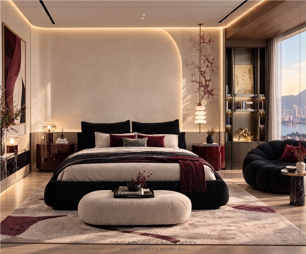 Modern Home Interior Design with Warm Luxury @ Pollen Place